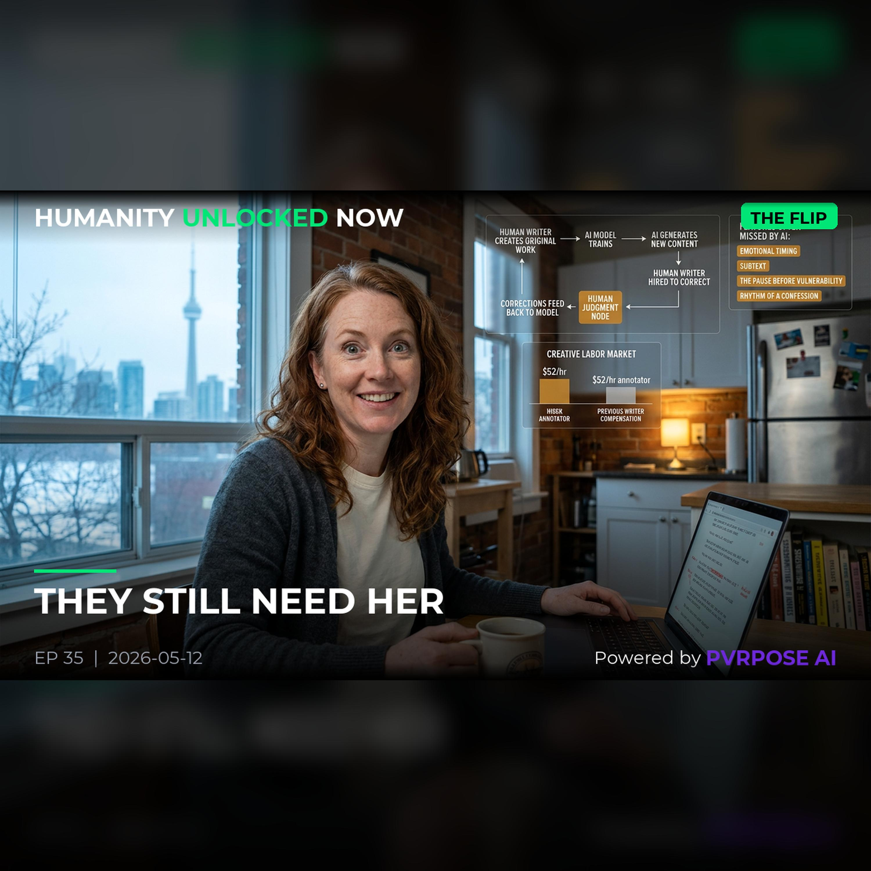 She Trains the AI That REPLACED Her. It Still Can't Do Her Job. episode artwork