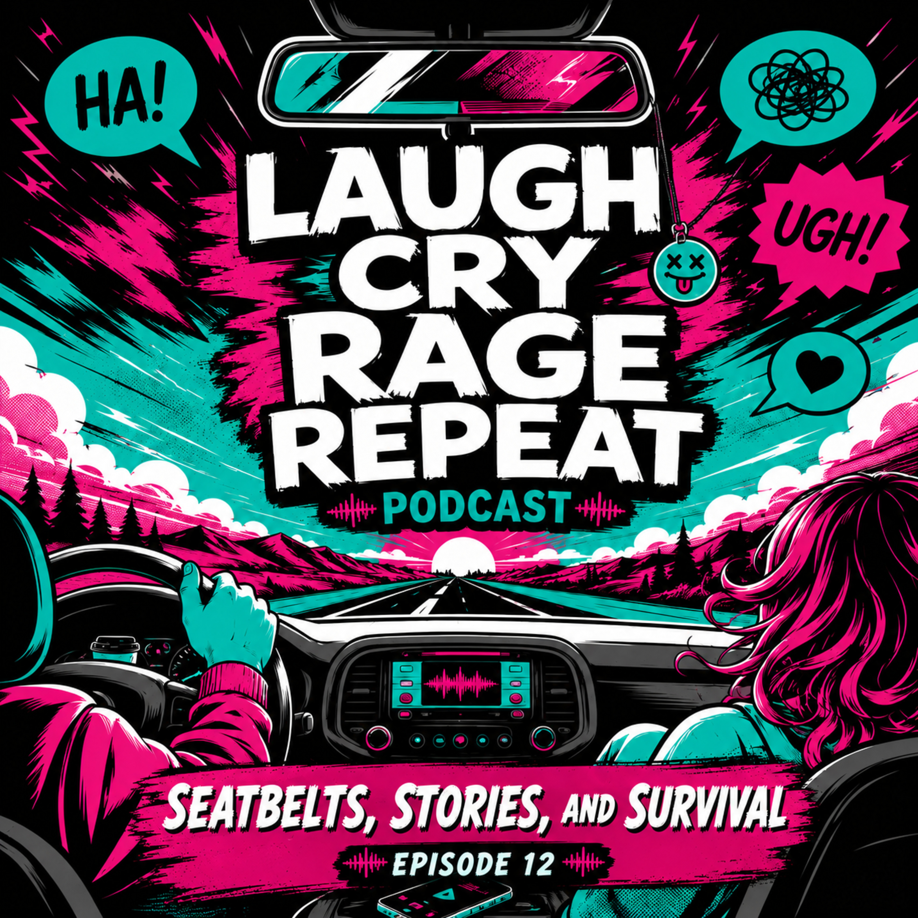 Seatbelts, Stories, and Survival episode artwork