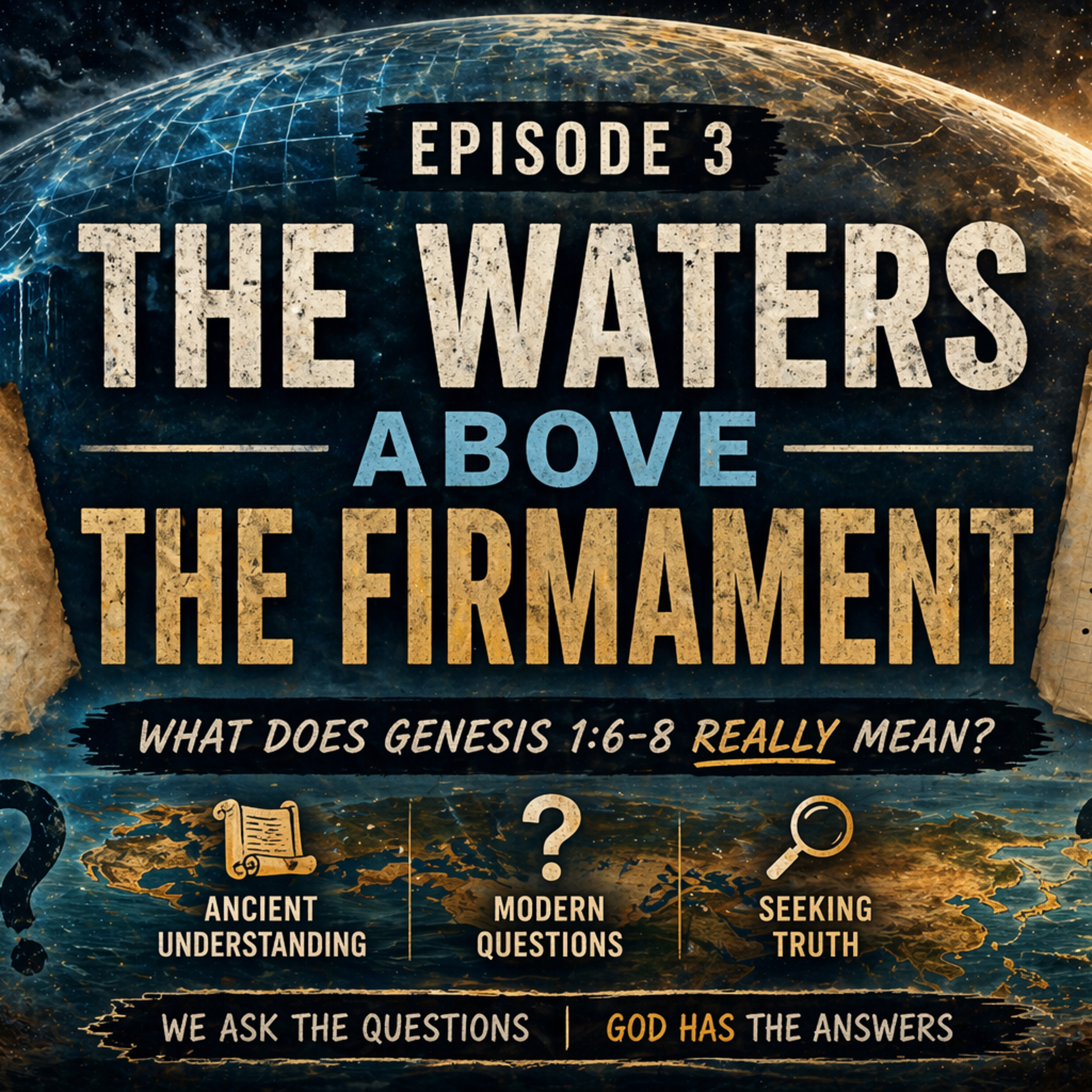 Ep. 3: Waters Above the Firmament — We Have Questions. God Has Patience. (Genesis 1:6-8) episode artwork