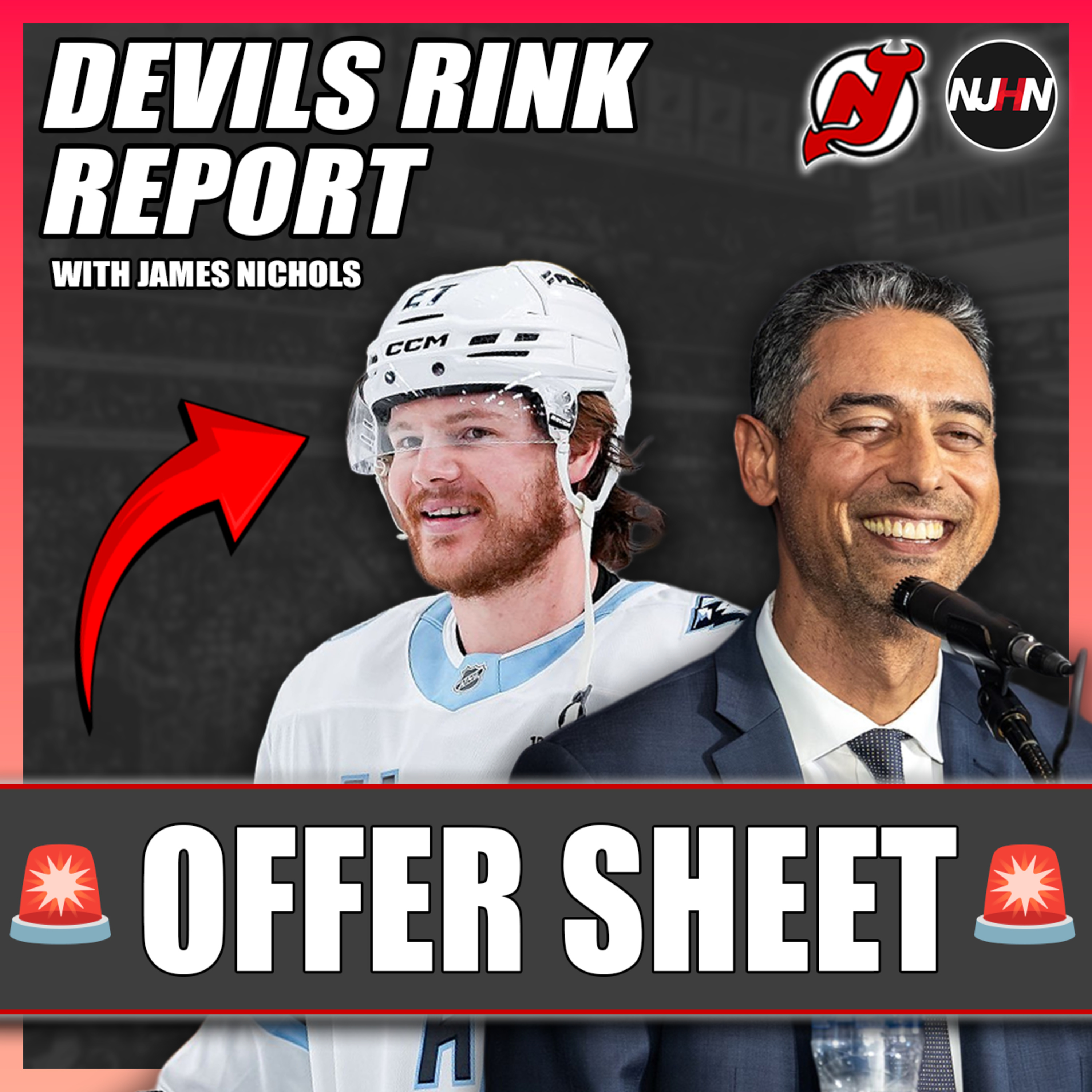 BREAKING: Devils GM Makes BOLD Move, Offer Sheets Mammoth Center | Devils Rink Report episode artwork