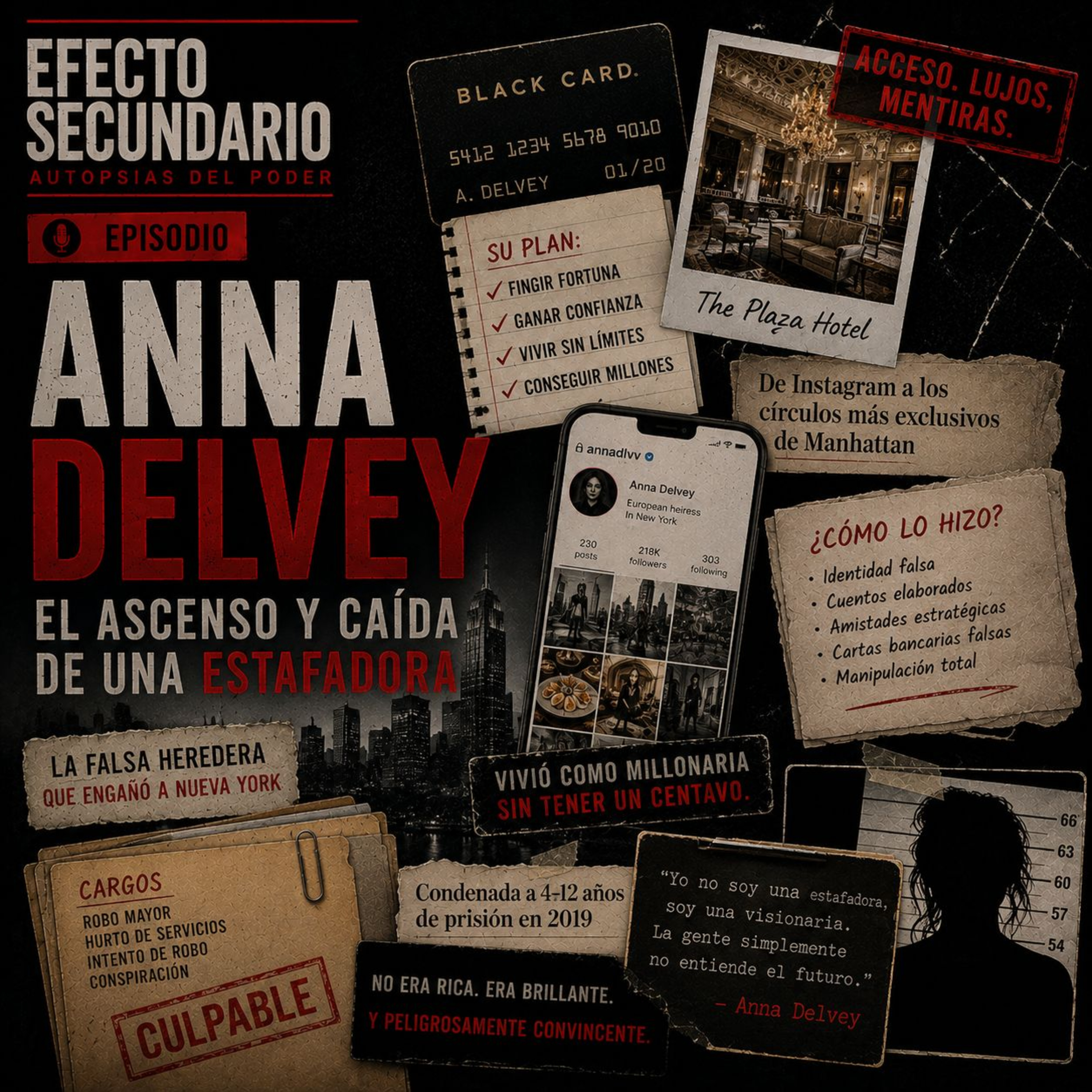 Portada de Efecto Secundario: Autopsias del Poder