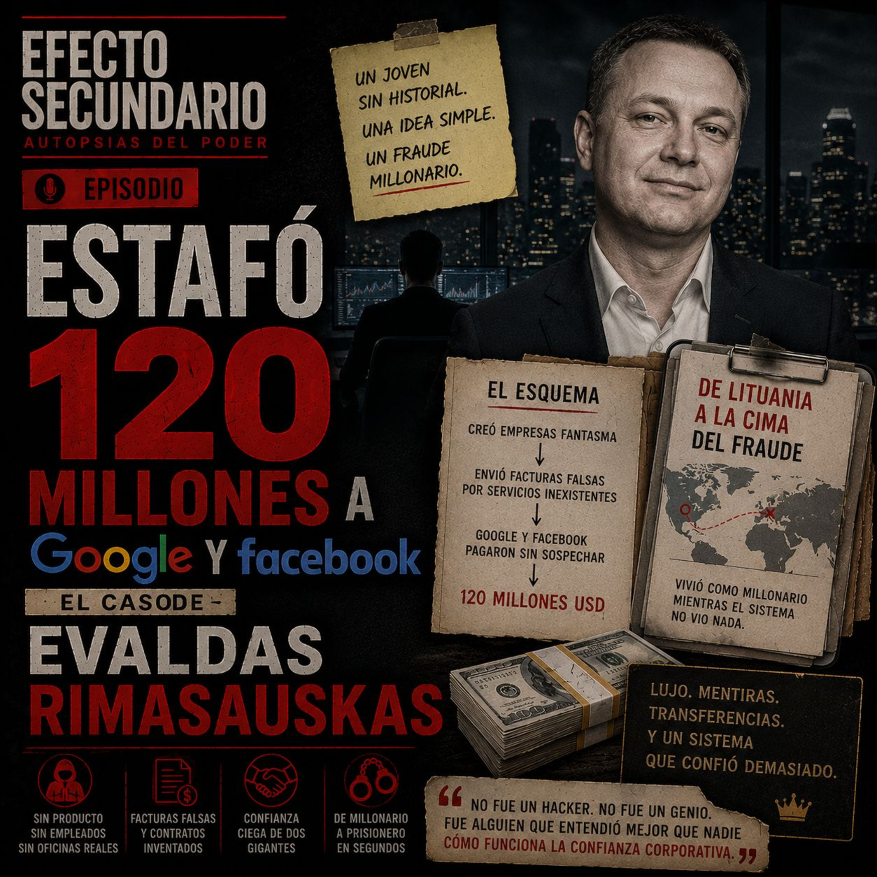 Portada de Efecto Secundario: Autopsias del Poder