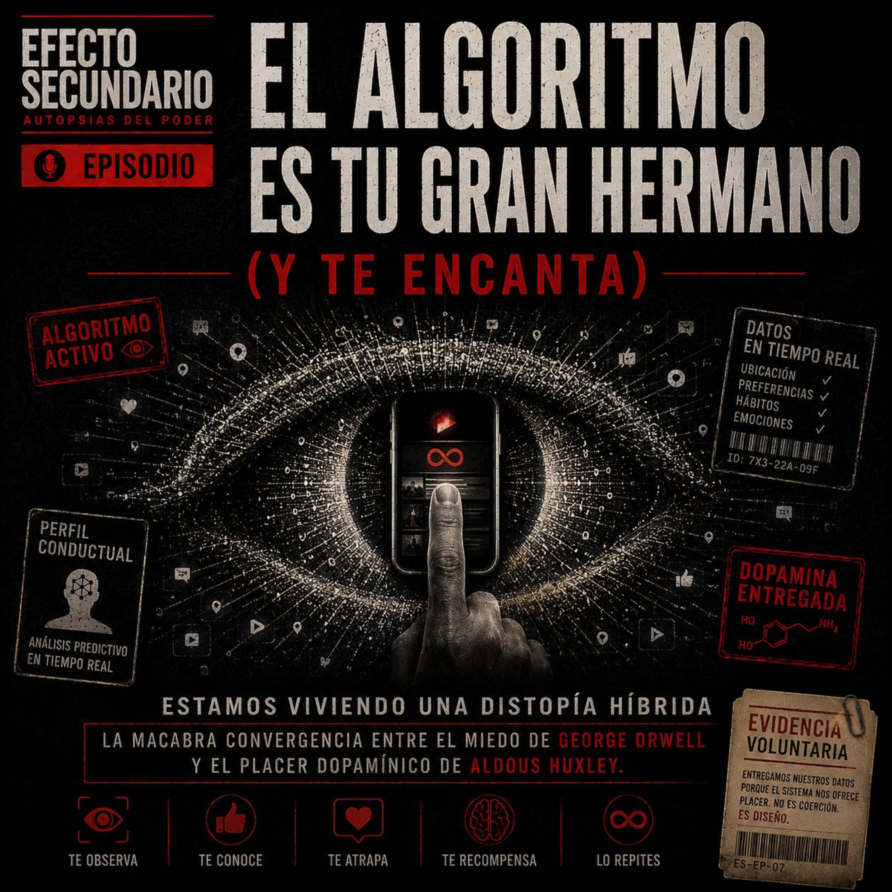 Portada de Efecto Secundario: Autopsias del Poder