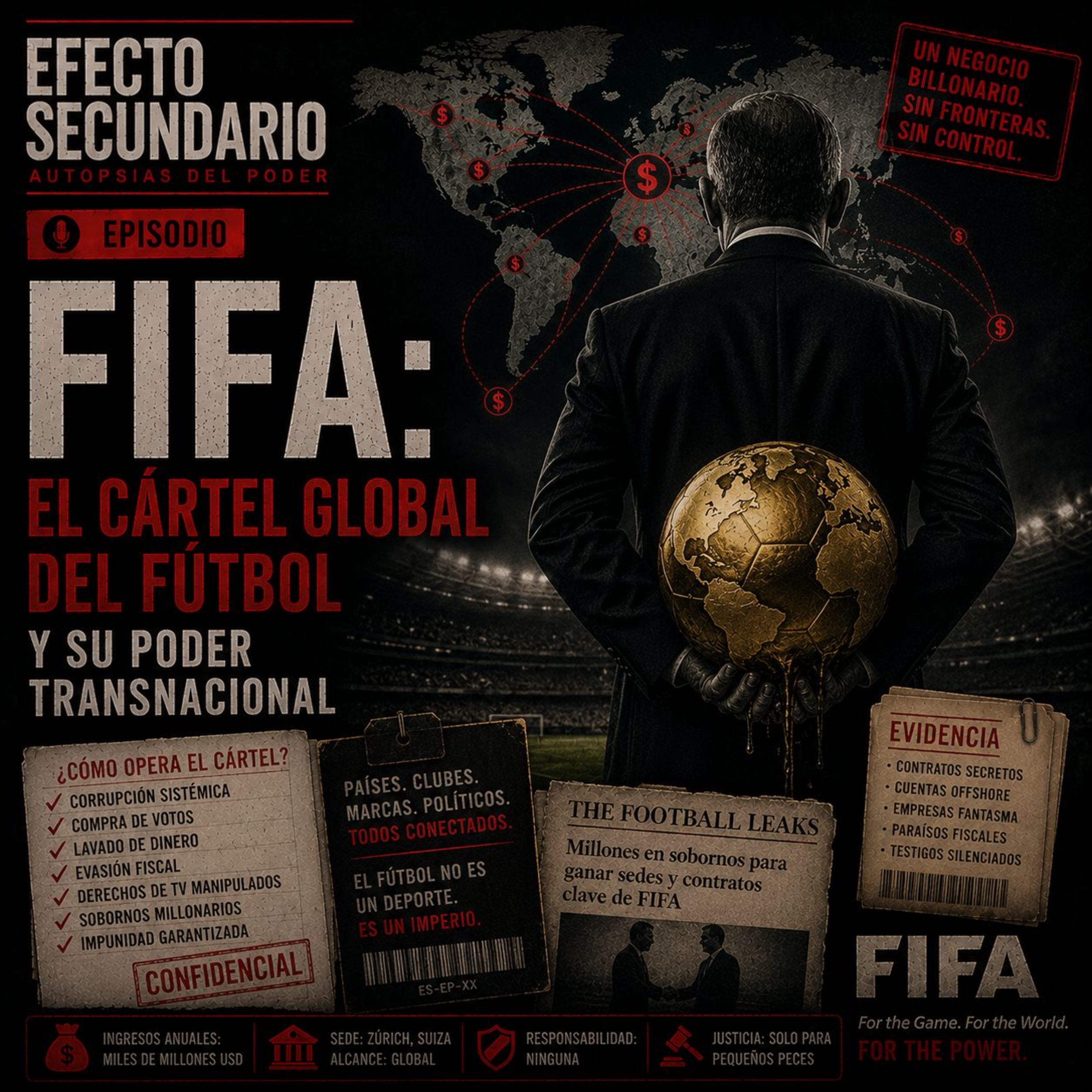 Portada de Efecto Secundario: Autopsias del Poder
