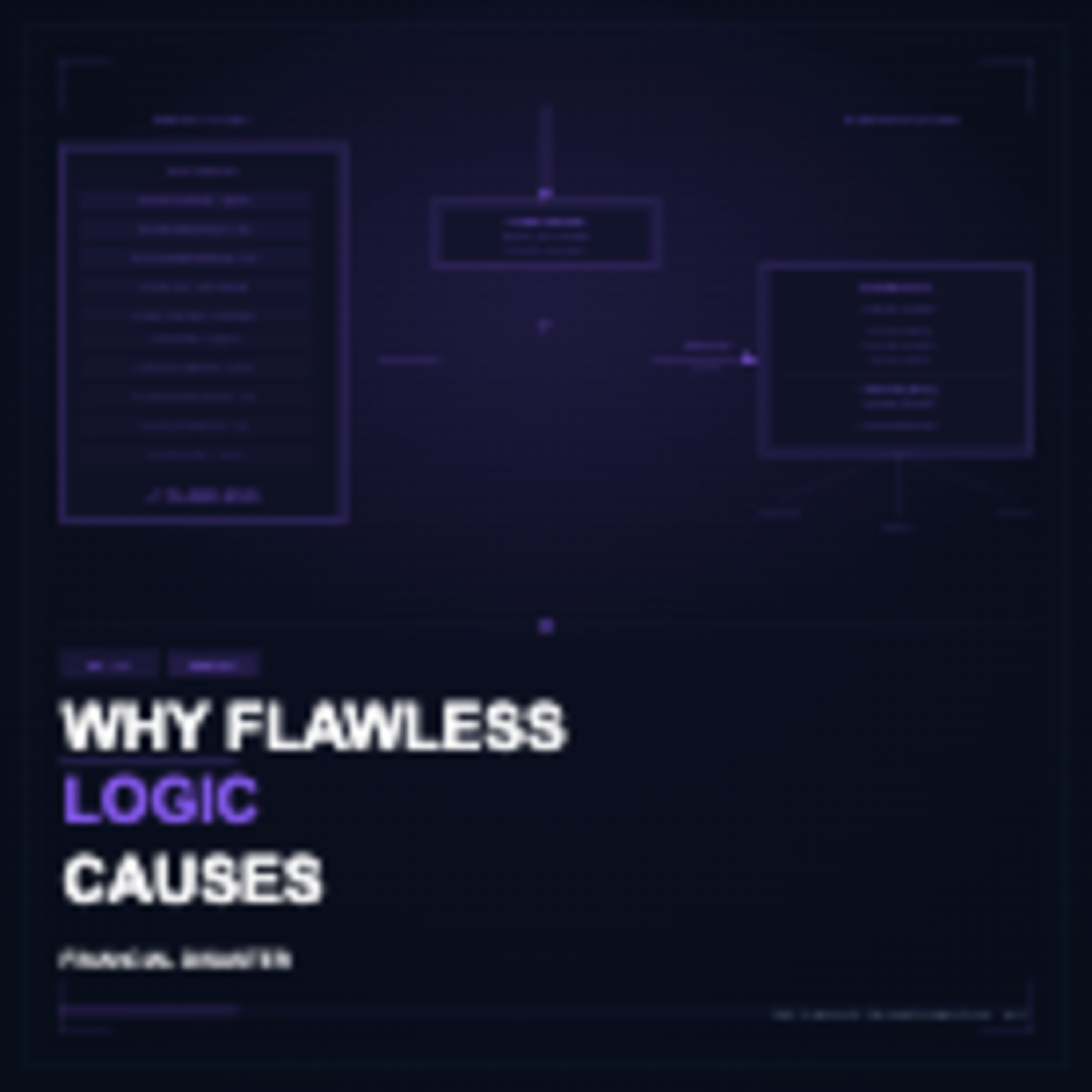 Series 17 - The Debate: Why Flawless Logic Causes Financial Disaster episode artwork