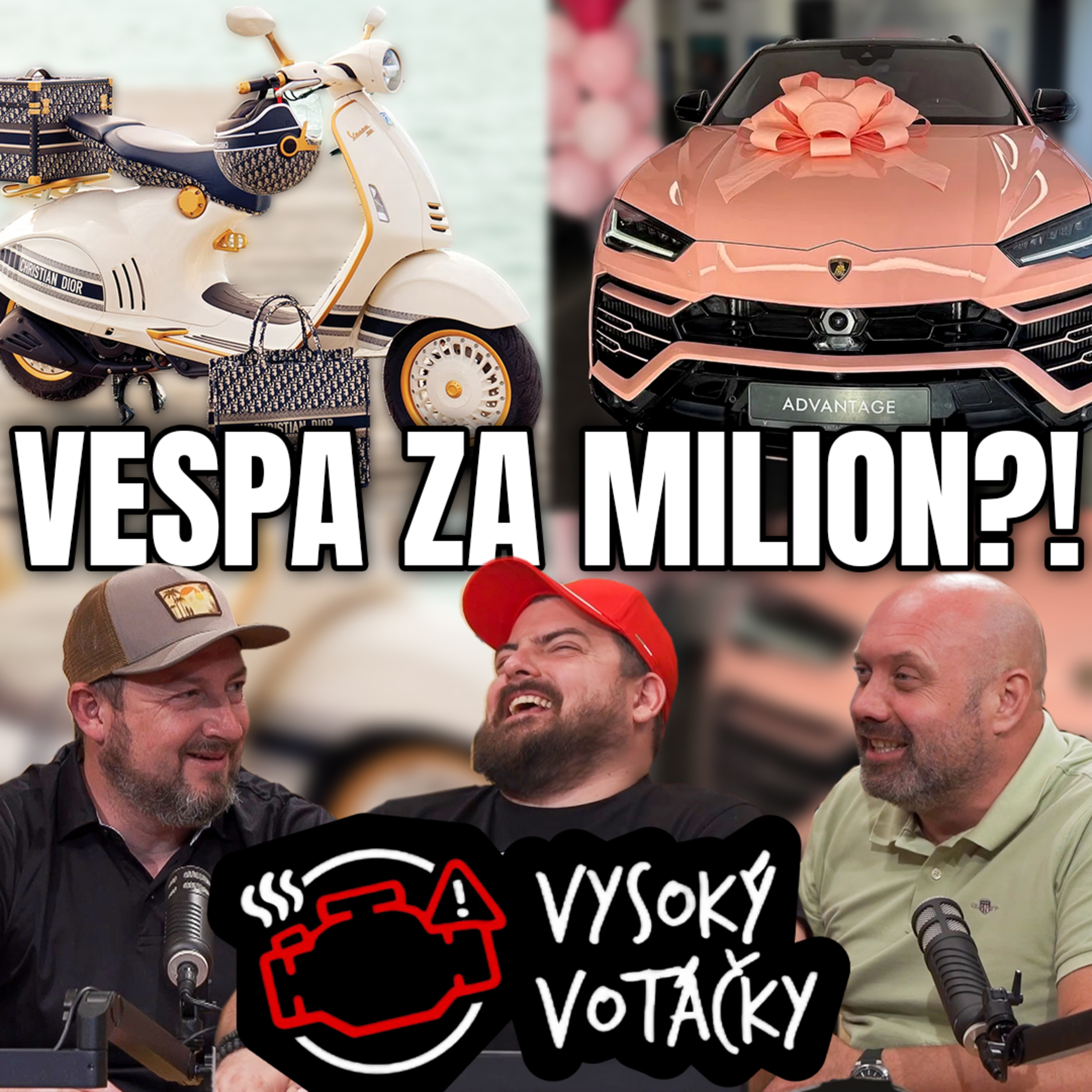 Růžové Lambo a Vespa za milion: Vrchol nevkusu, nebo čistý styl? | VYSOKÝ VOTÁČKY episode artwork