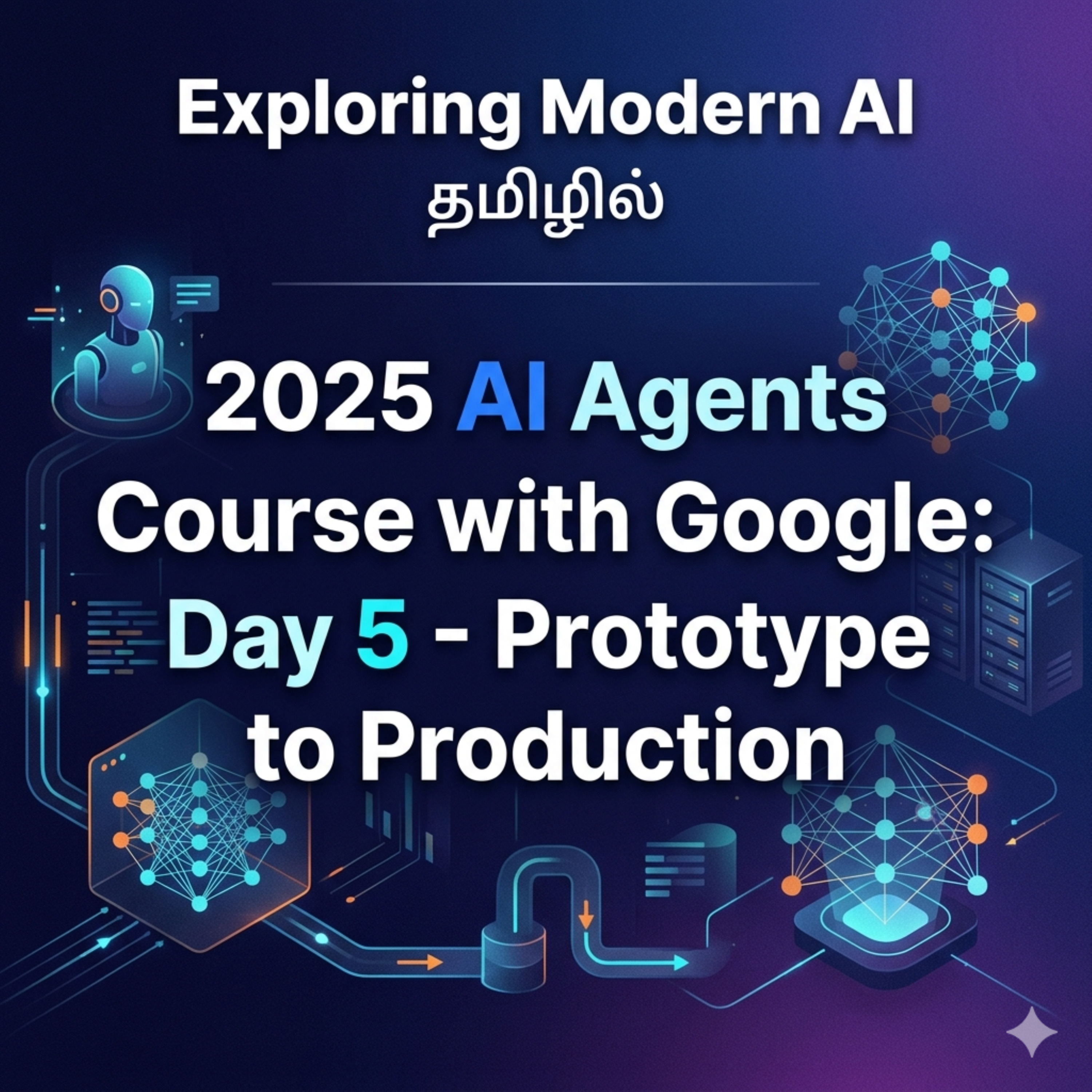 2025 AI Agents Course with Google: Day 5 - Prototype to Production episode artwork