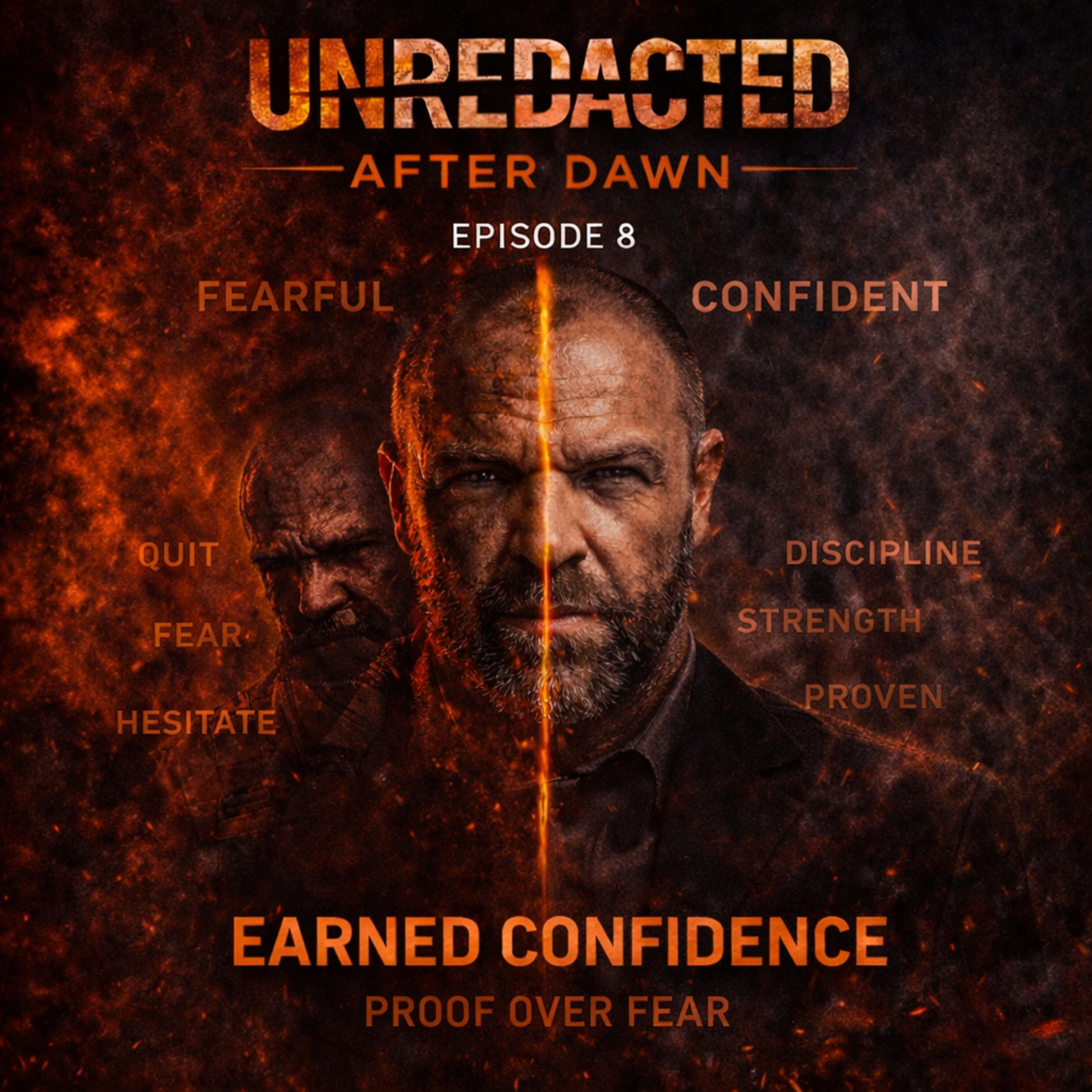 UNREDACTED AFTER DAWN: EARNED CONFIDENCE | Discipline, Self Trust & Mental Toughness episode artwork