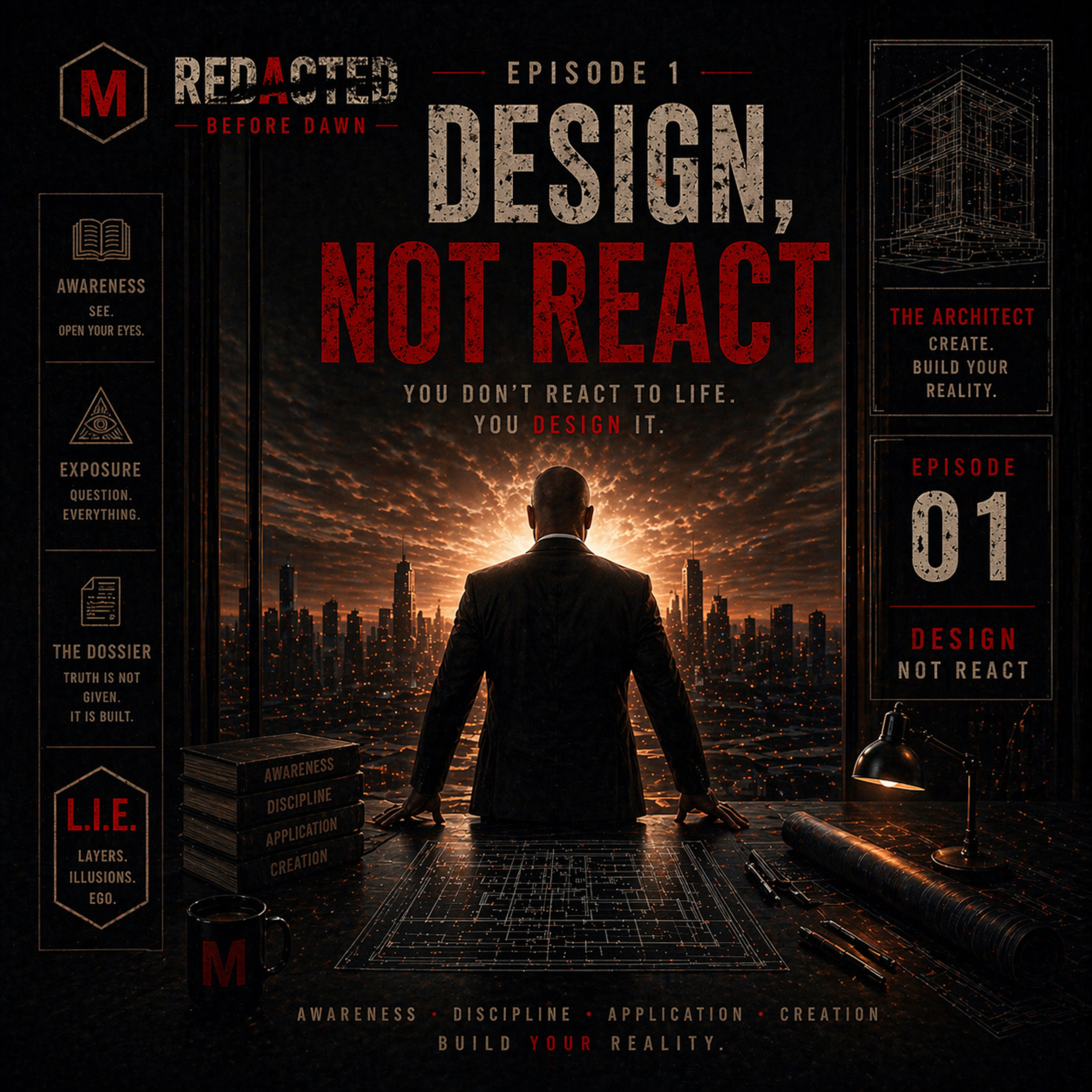 THE ARCHITECT: DESIGN, NOT REACT | Identity, Control & Mental Architecture episode artwork