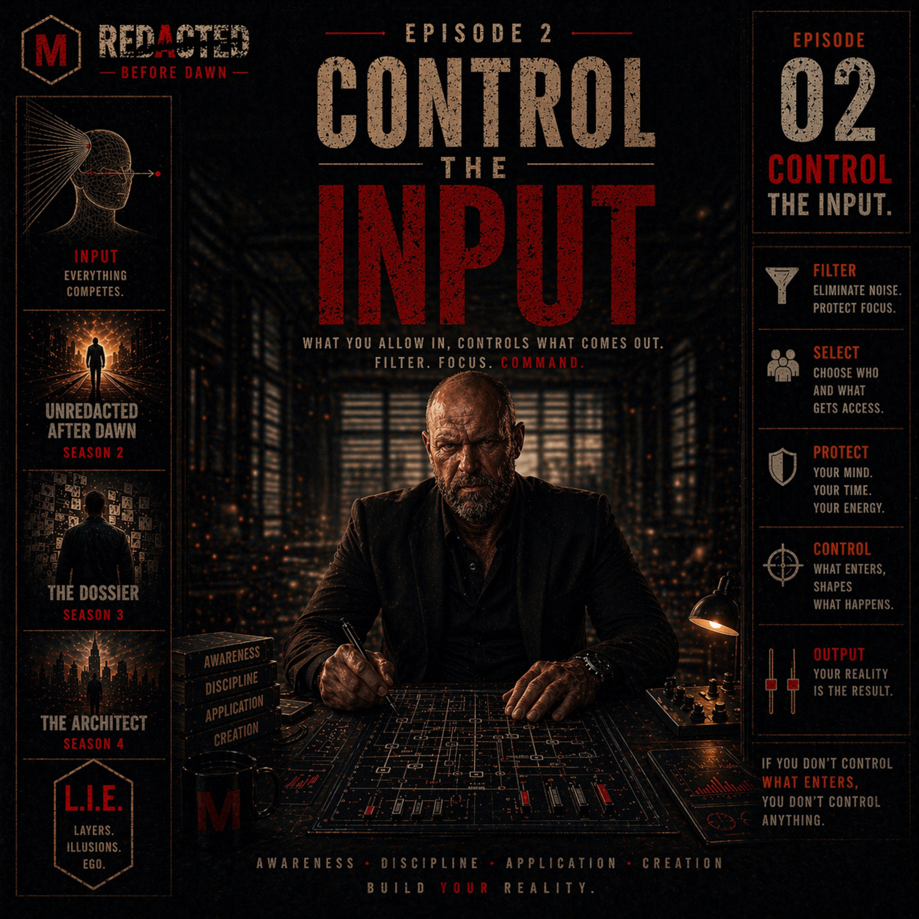 THE ARCHITECT: CONTROL THE INPUT | Focus, Clarity & Mental Discipline episode artwork
