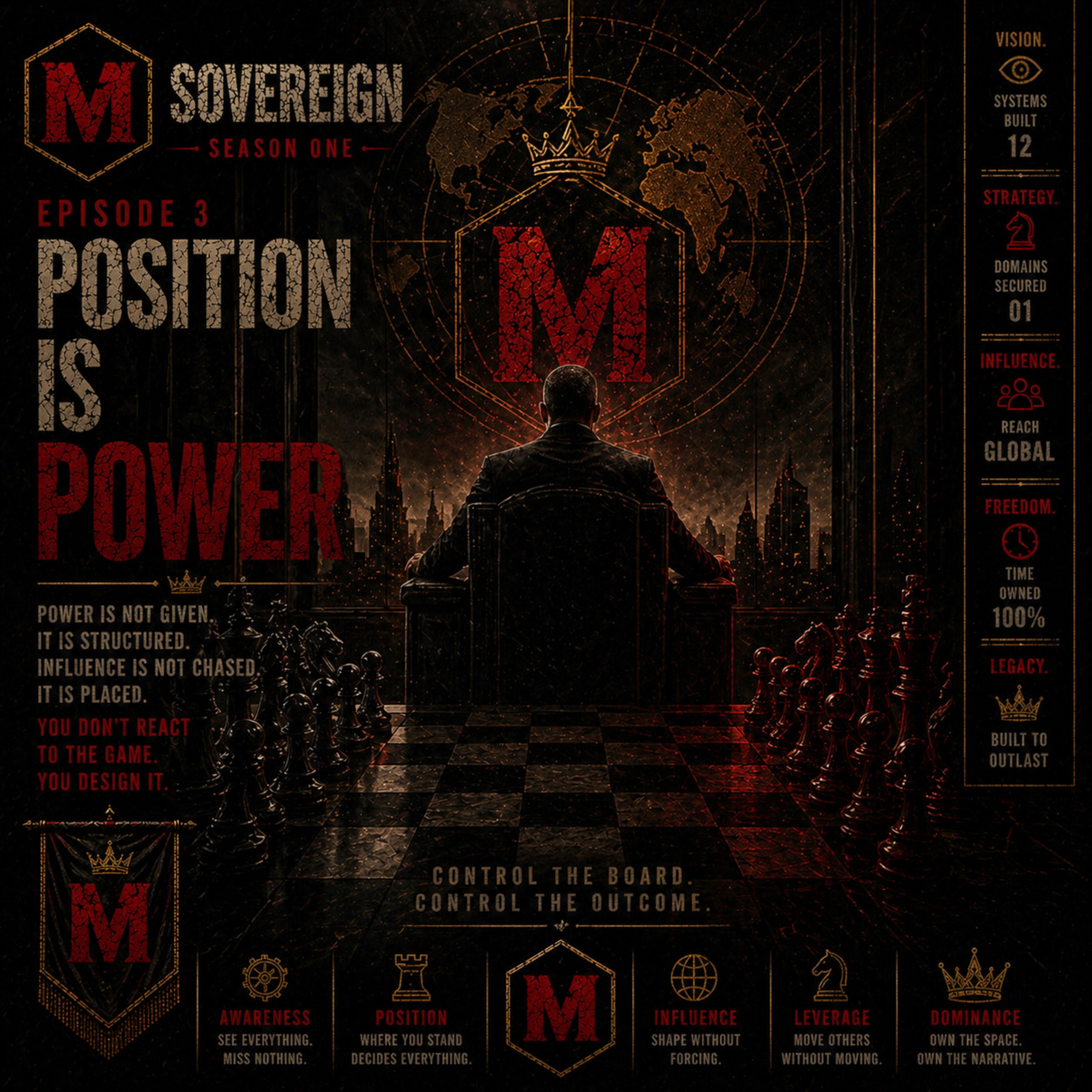 SOVEREIGN: POSITION IS POWER | Leverage, Authority & Strategic Influence episode artwork