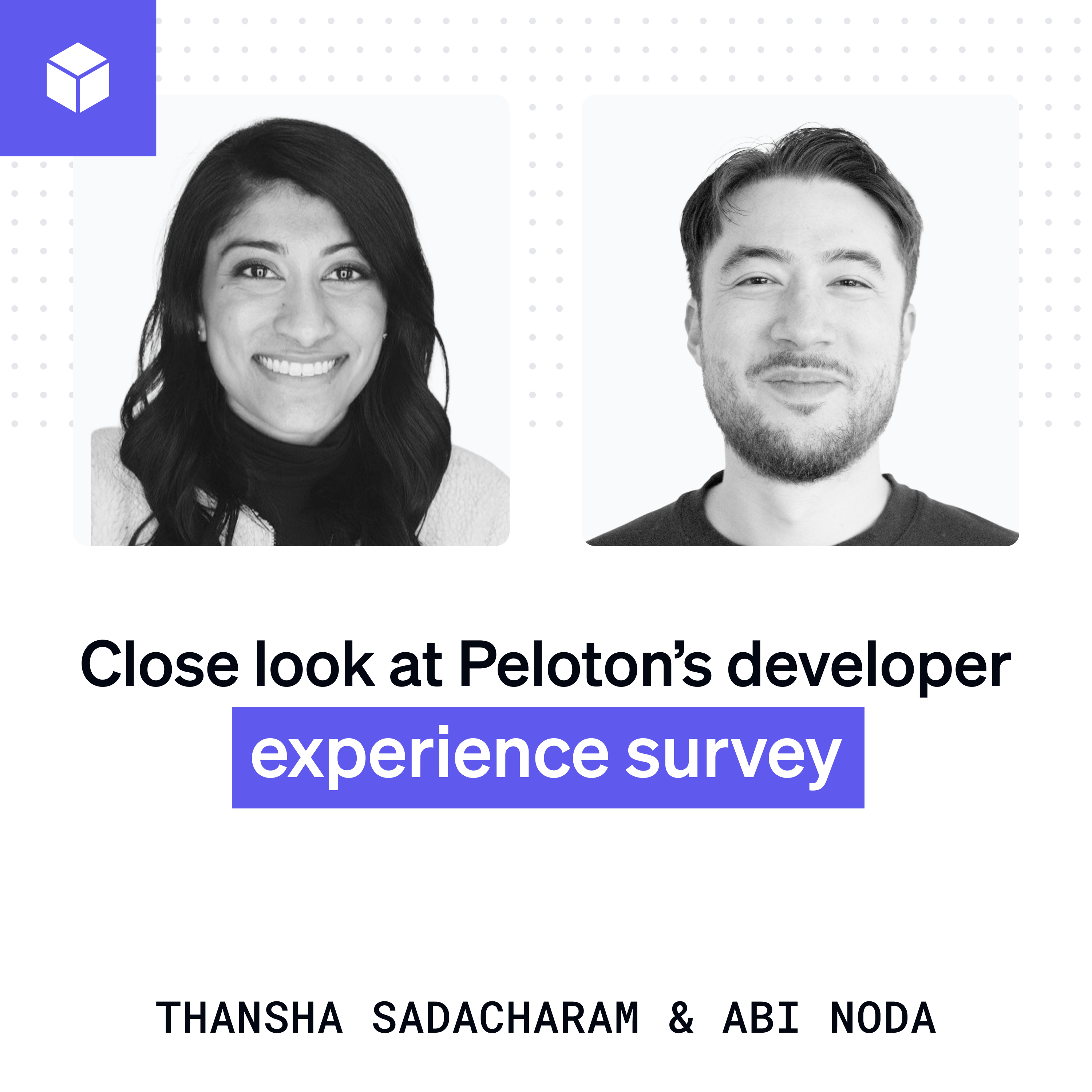 A close look at Peloton’s developer experience survey | Thansha Sadacharam (Peloton) episode artwork