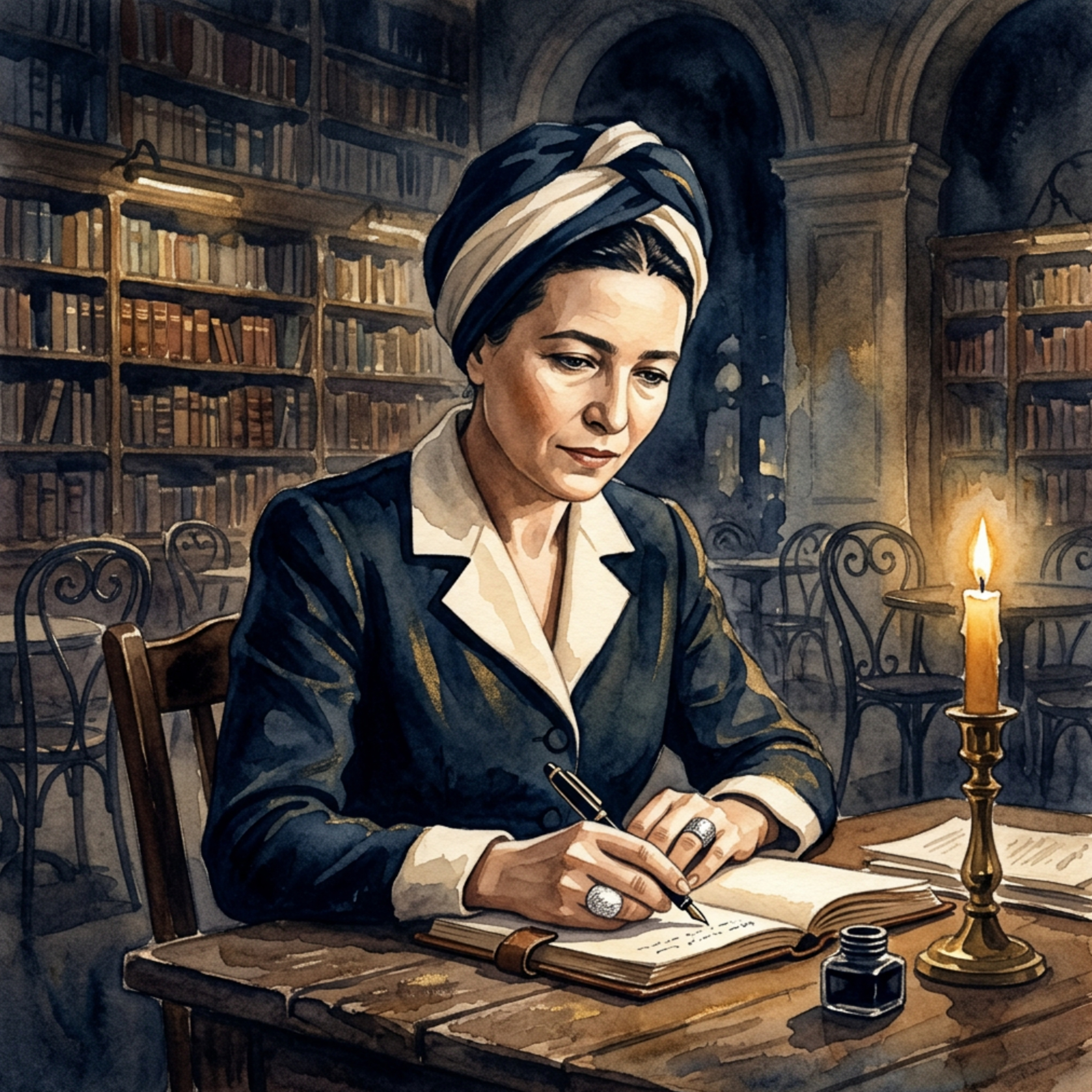 Simone de Beauvoir – Der silberne Ring im Licht der Bibliothek episode artwork