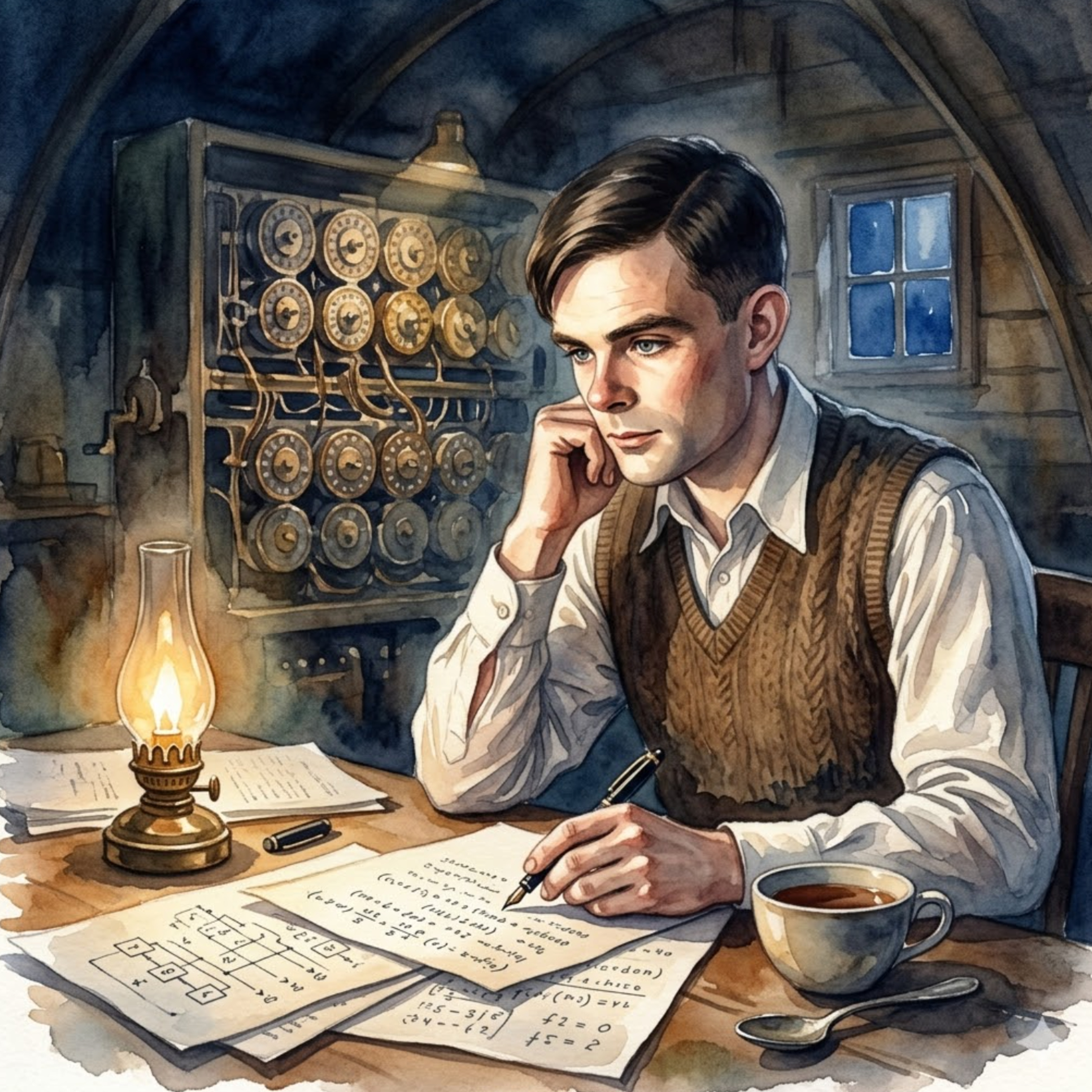 Cover von Alan Turing – Das monotone Drehen der Walzen im Mondlicht