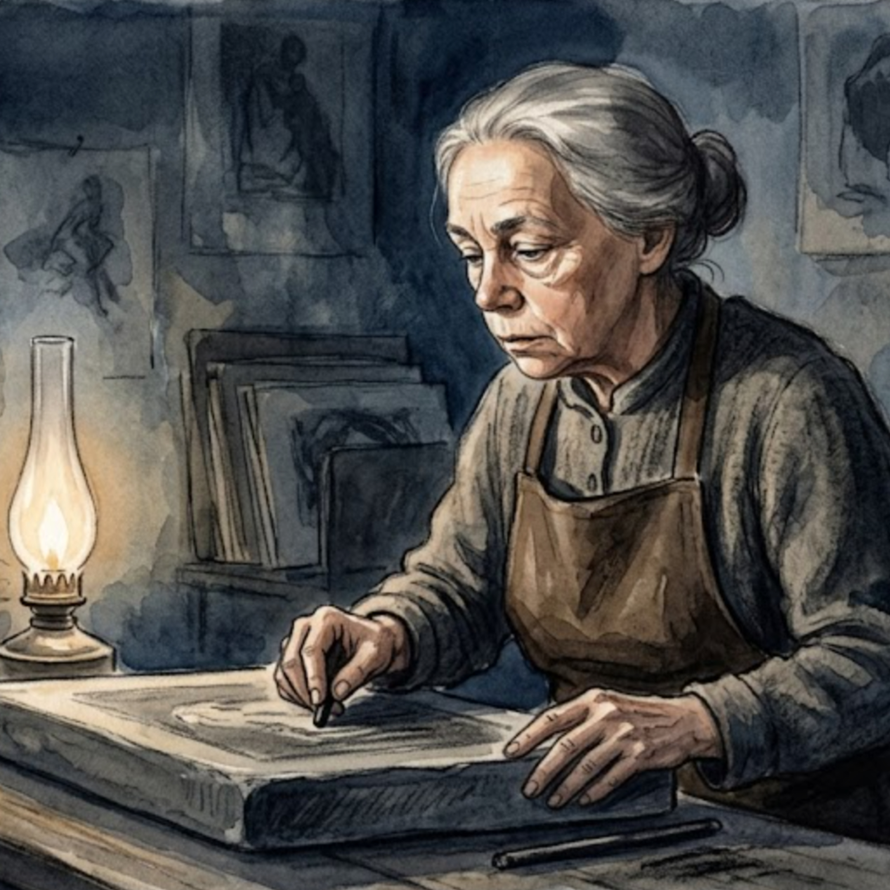 Cover von Käthe Kollwitz – Wenn das Licht sanft auf graues Leinen fällt
