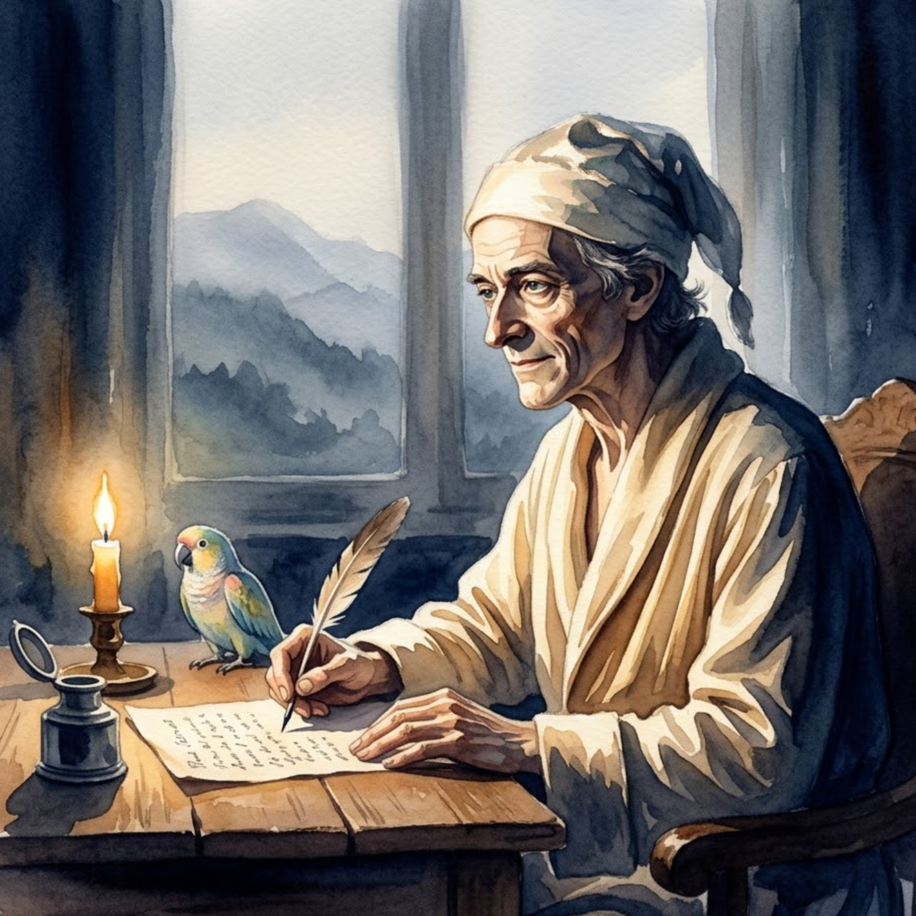 Cover von Voltaire – Wenn die Feder über das nächtliche Pergament gleitet