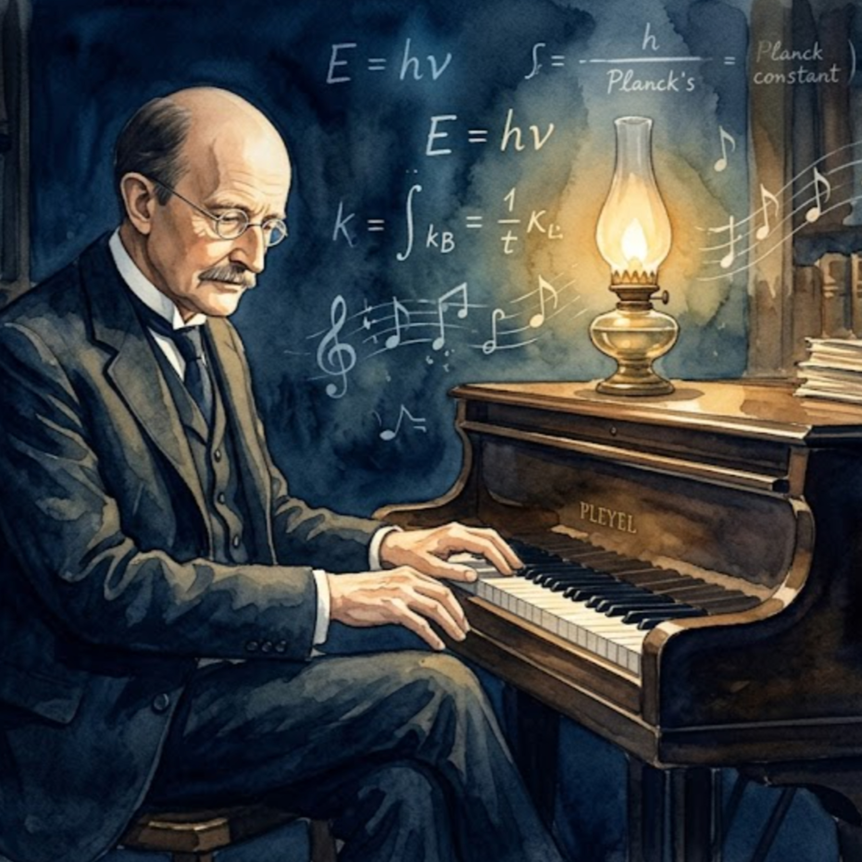 Cover von Max Planck – Das Leise Echo der Tasten im Abendlicht