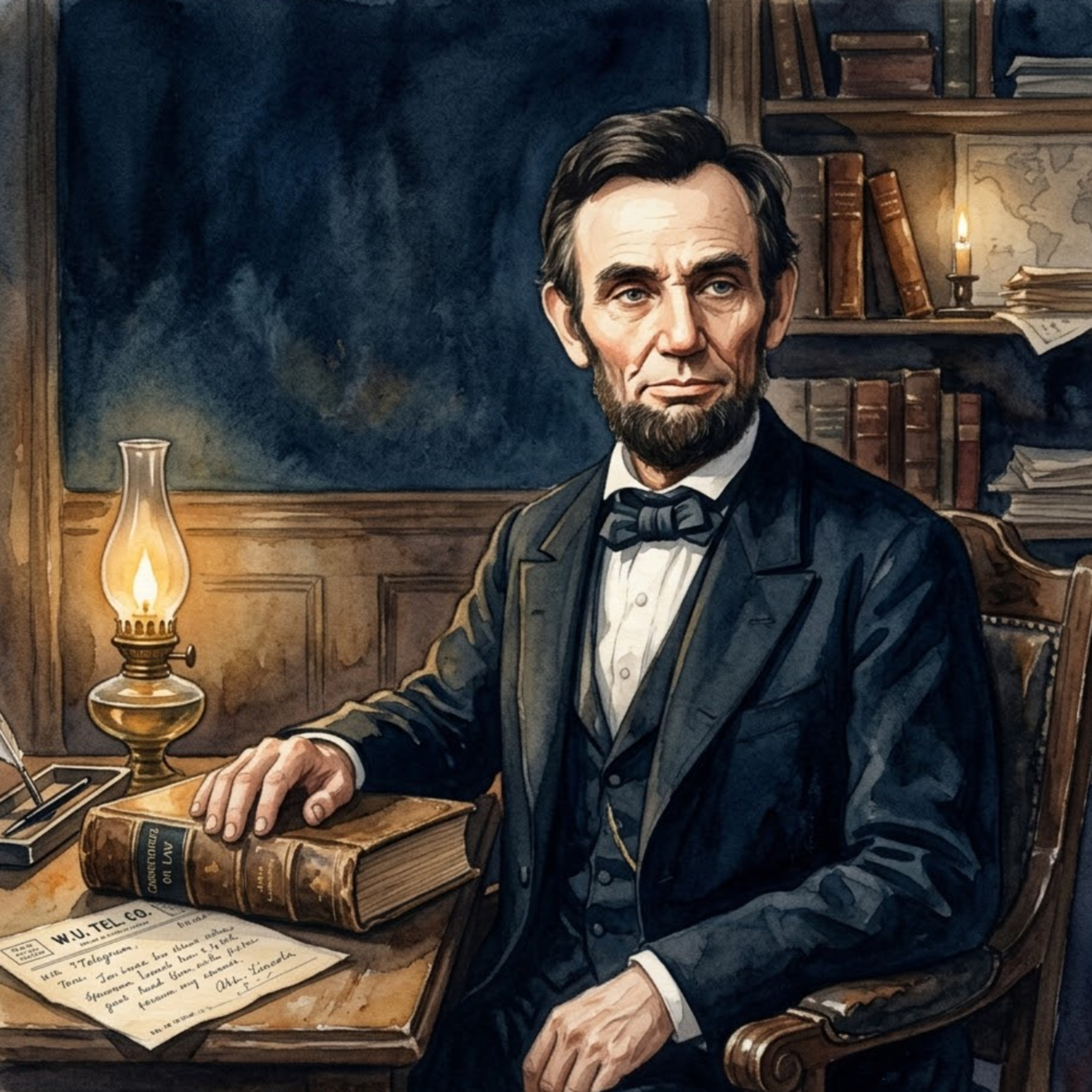 Cover von Abraham Lincoln - Die Lampe im Blockhaus