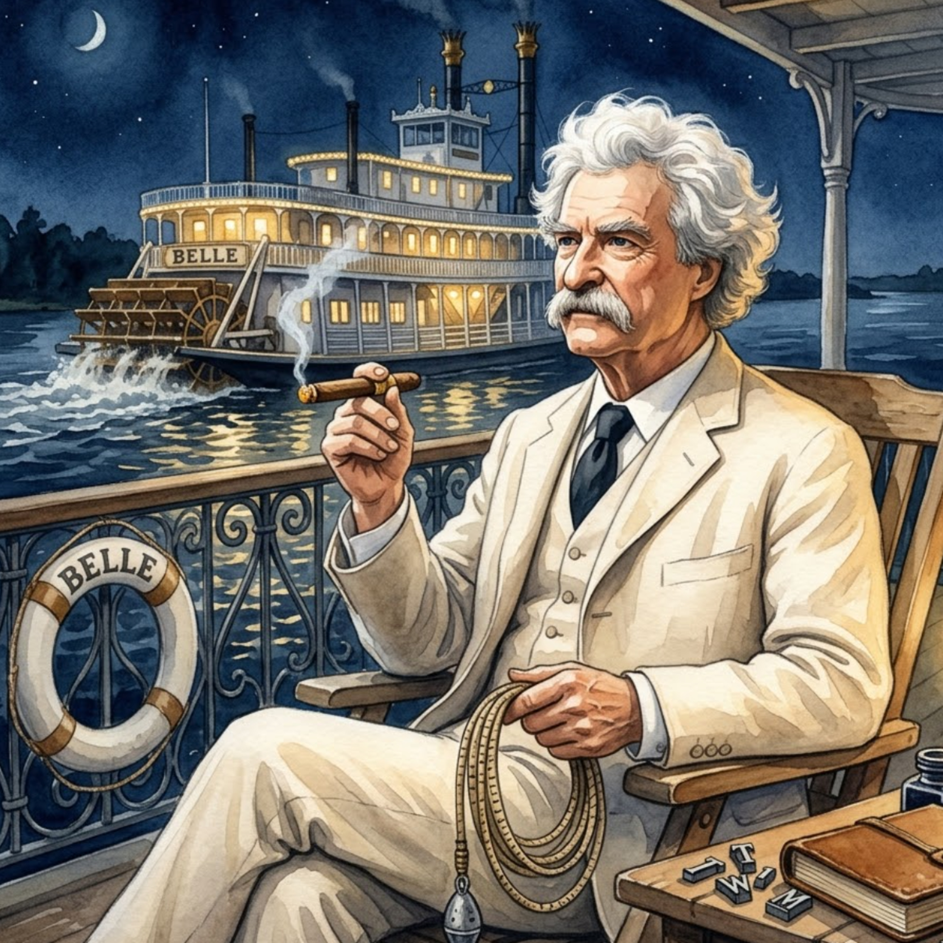 Cover von Mark Twain - Dampf über dem Mississippi