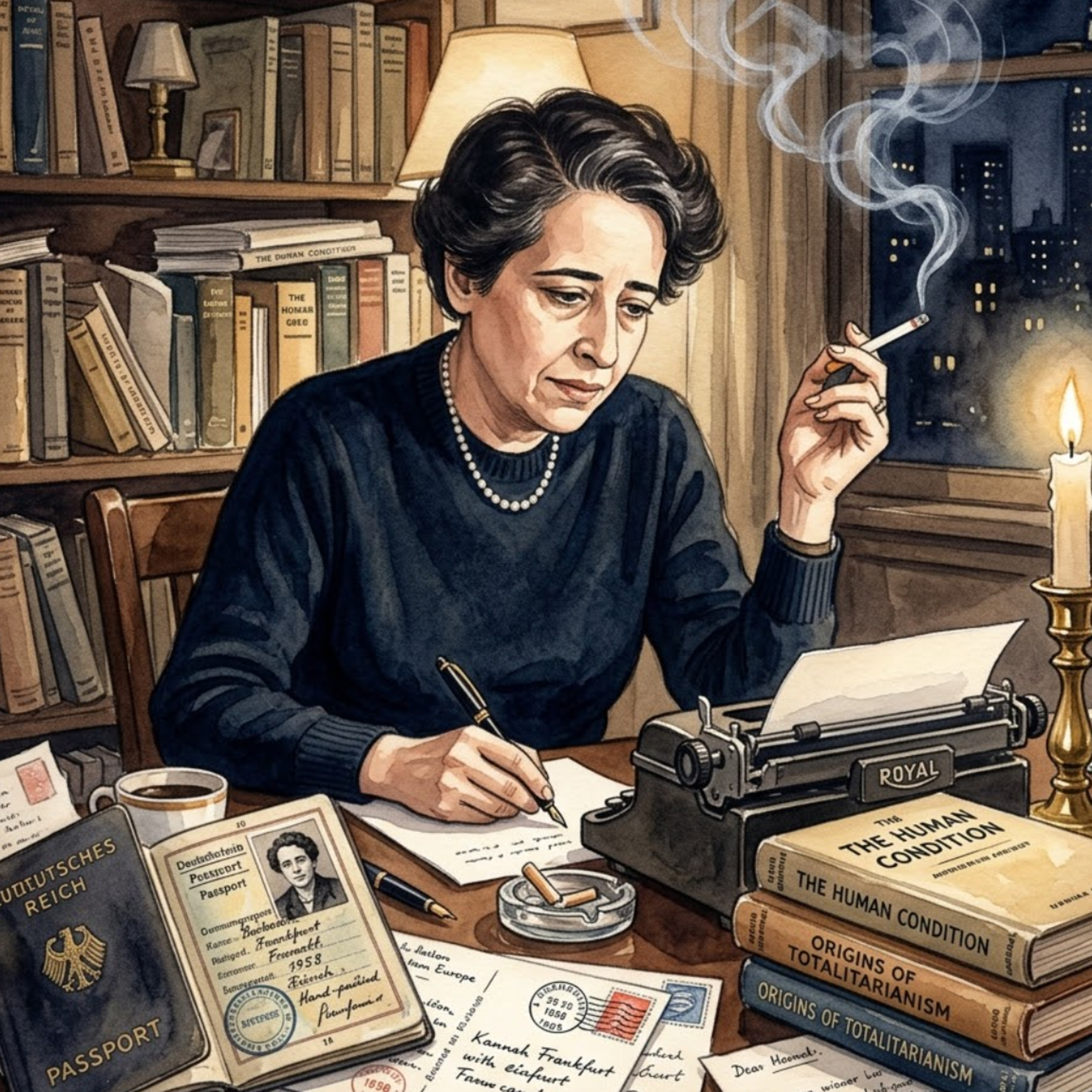 Hannah Arendt – Flucht, Denken und die „Banalität des Bösen“ | Biografie zum Einschlafen episode artwork