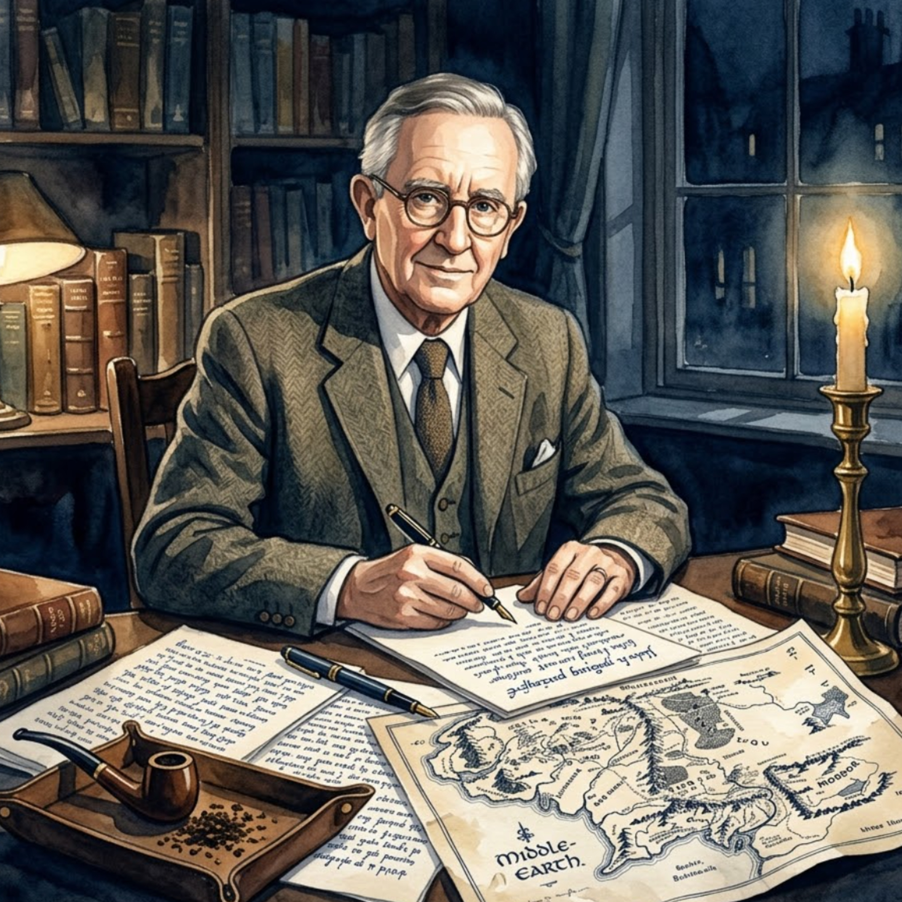 J. R. R. Tolkien – Der Mann, der Mittelerde erschuf | Biografie zum Einschlafen episode artwork