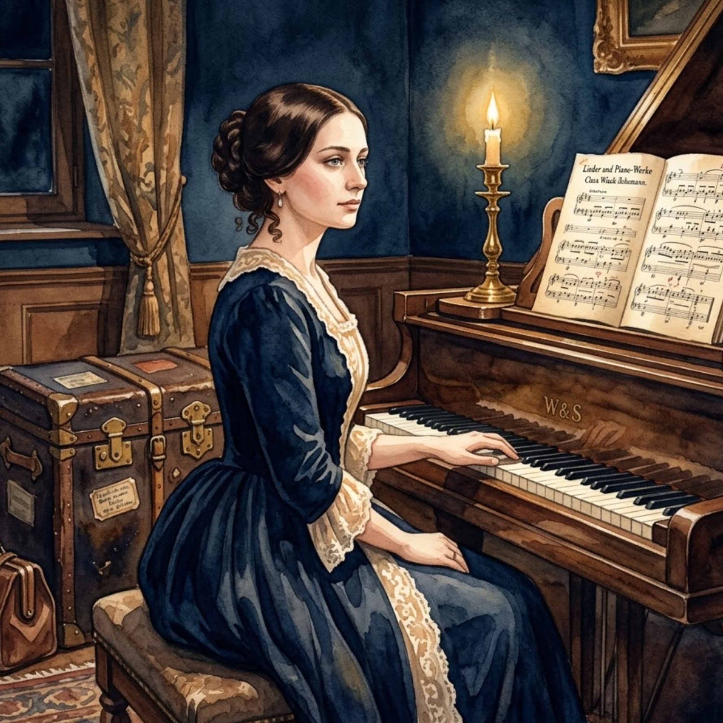 Clara Schumann – Wunderkind, Pianistin und Frau an Robert Schumanns Seite | Biografie zum Einschlafen episode artwork