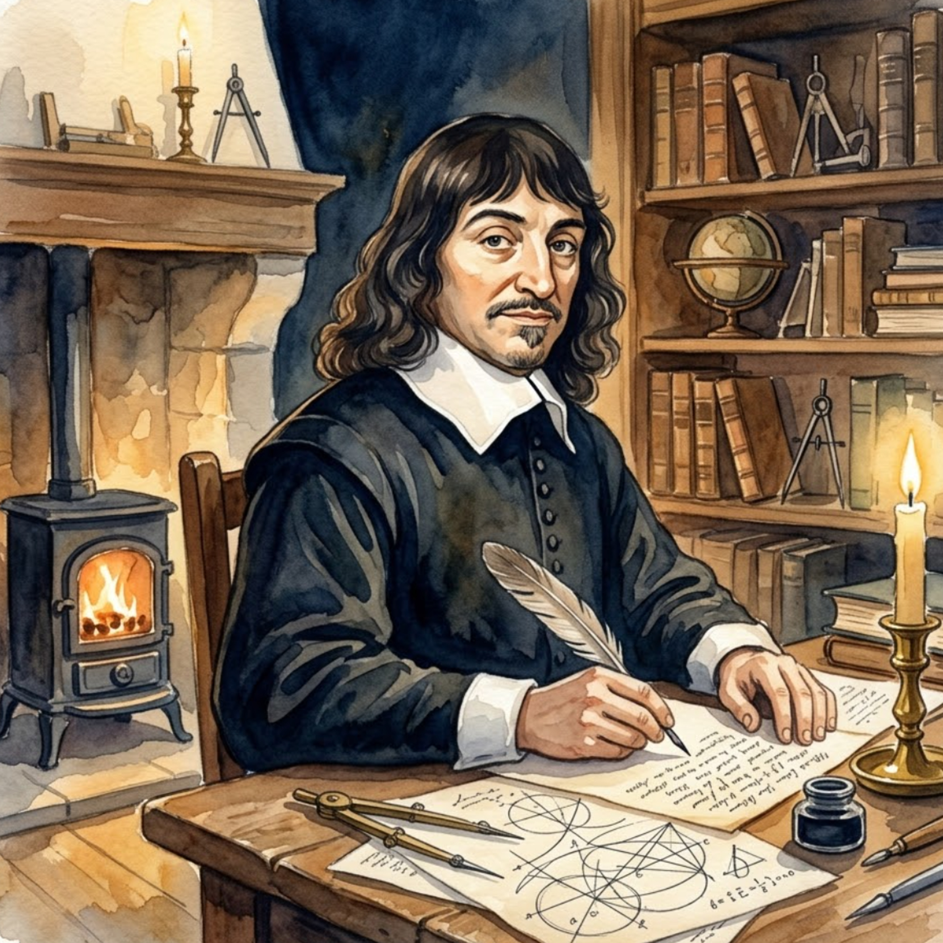 René Descartes – Der Philosoph hinter „Ich denke, also bin ich“ | Biografie zum Einschlafen episode artwork