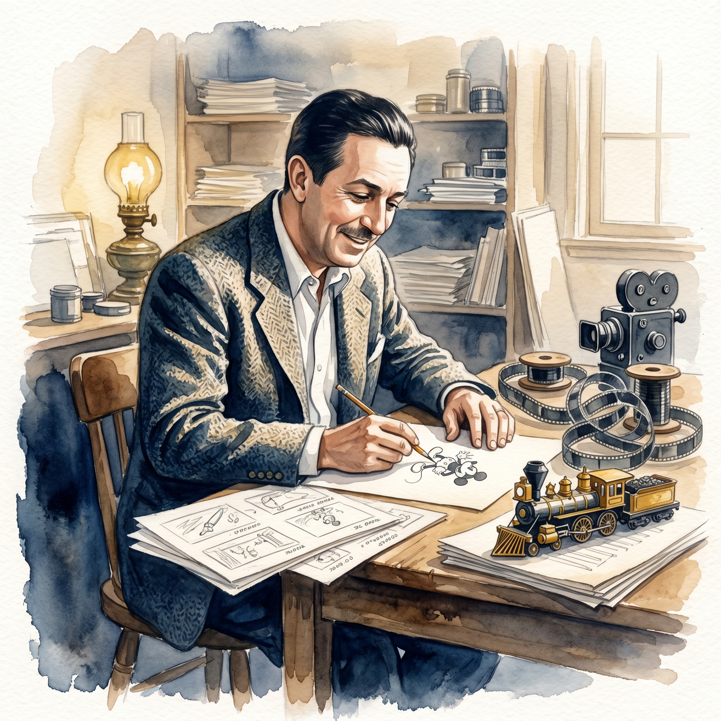 Walt Disney – Vom Zeichner zum Erfinder von Mickey Mouse | Biografie zum Einschlafen episode artwork
