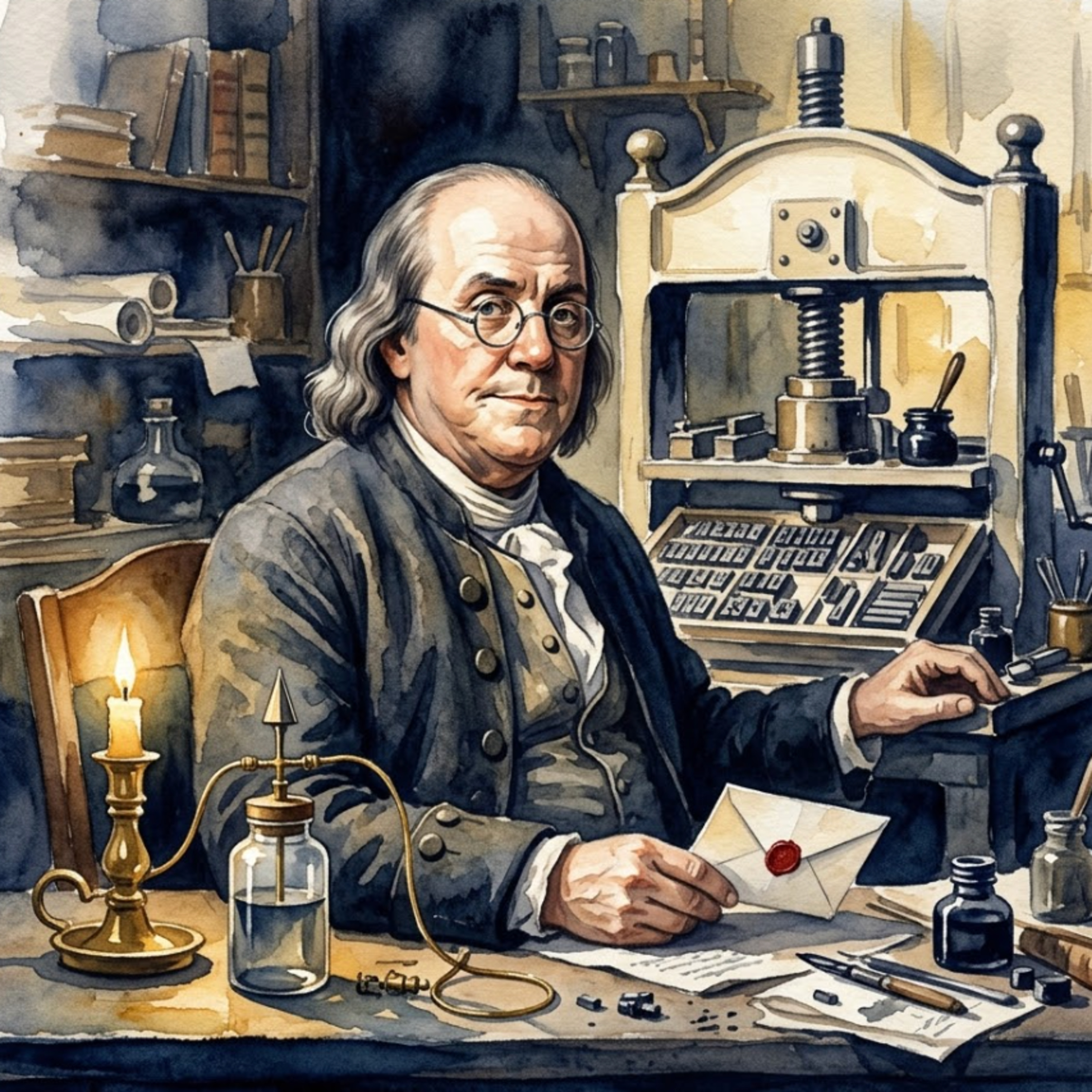 Benjamin Franklin – Erfinder, Staatsmann und Vater der USA | Biografie zum Einschlafen episode artwork