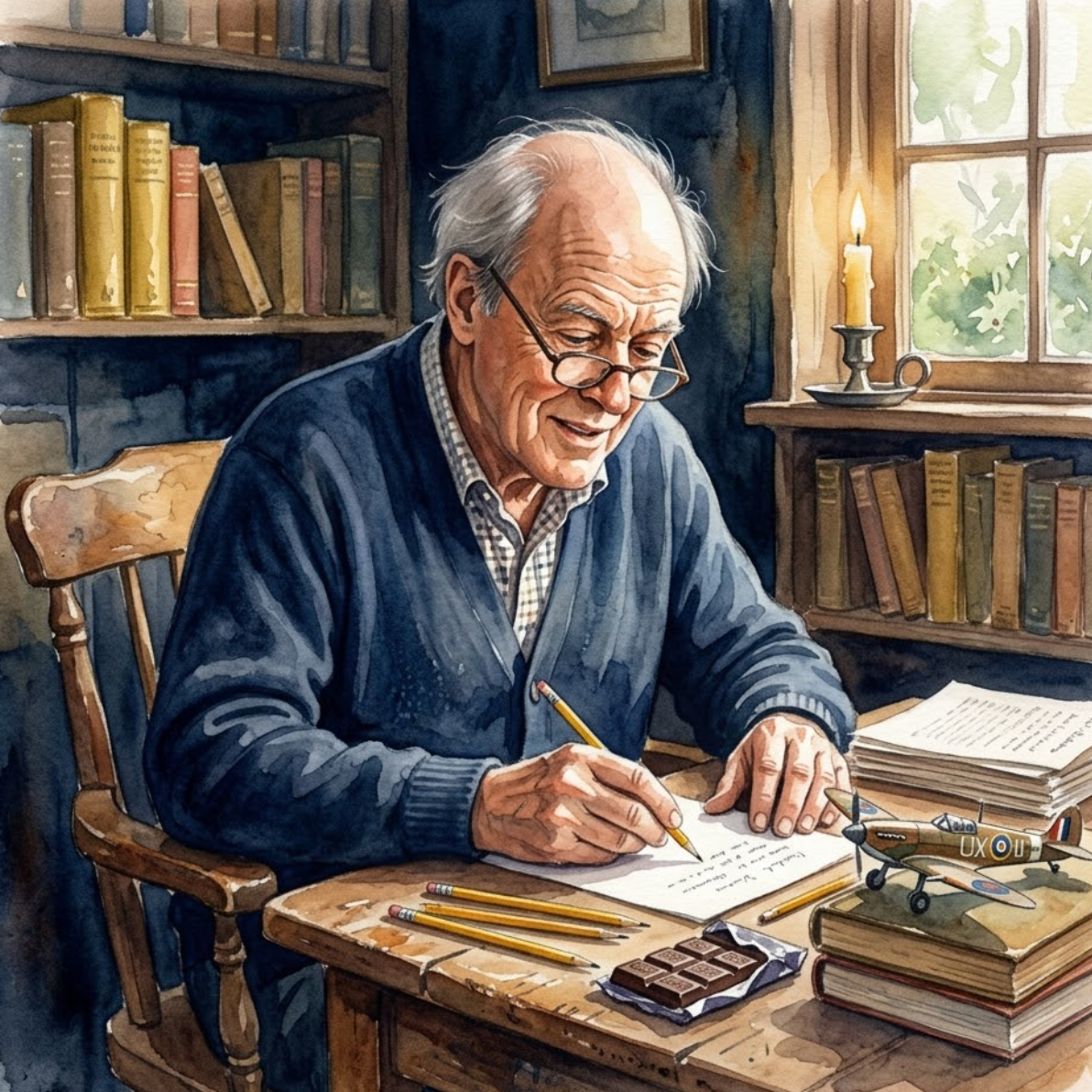 Roald Dahl – Die dunkle Geschichte hinter seinen Kinderbüchern | Biografie zum Einschlafen episode artwork