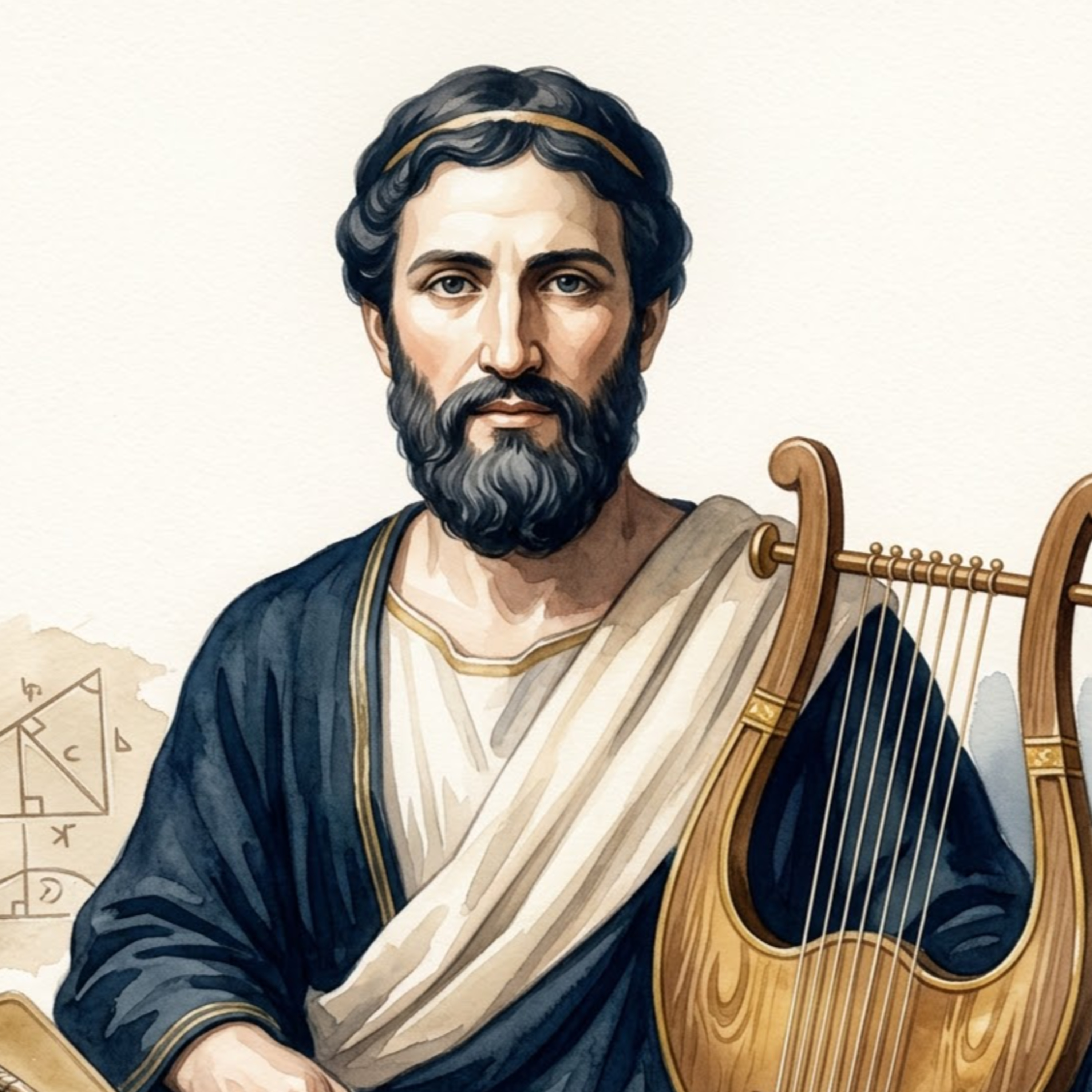 Pythagoras – Zahlen, Musik und die geheimnisvolle Schule von Kroton | Biografie zum Einschlafen