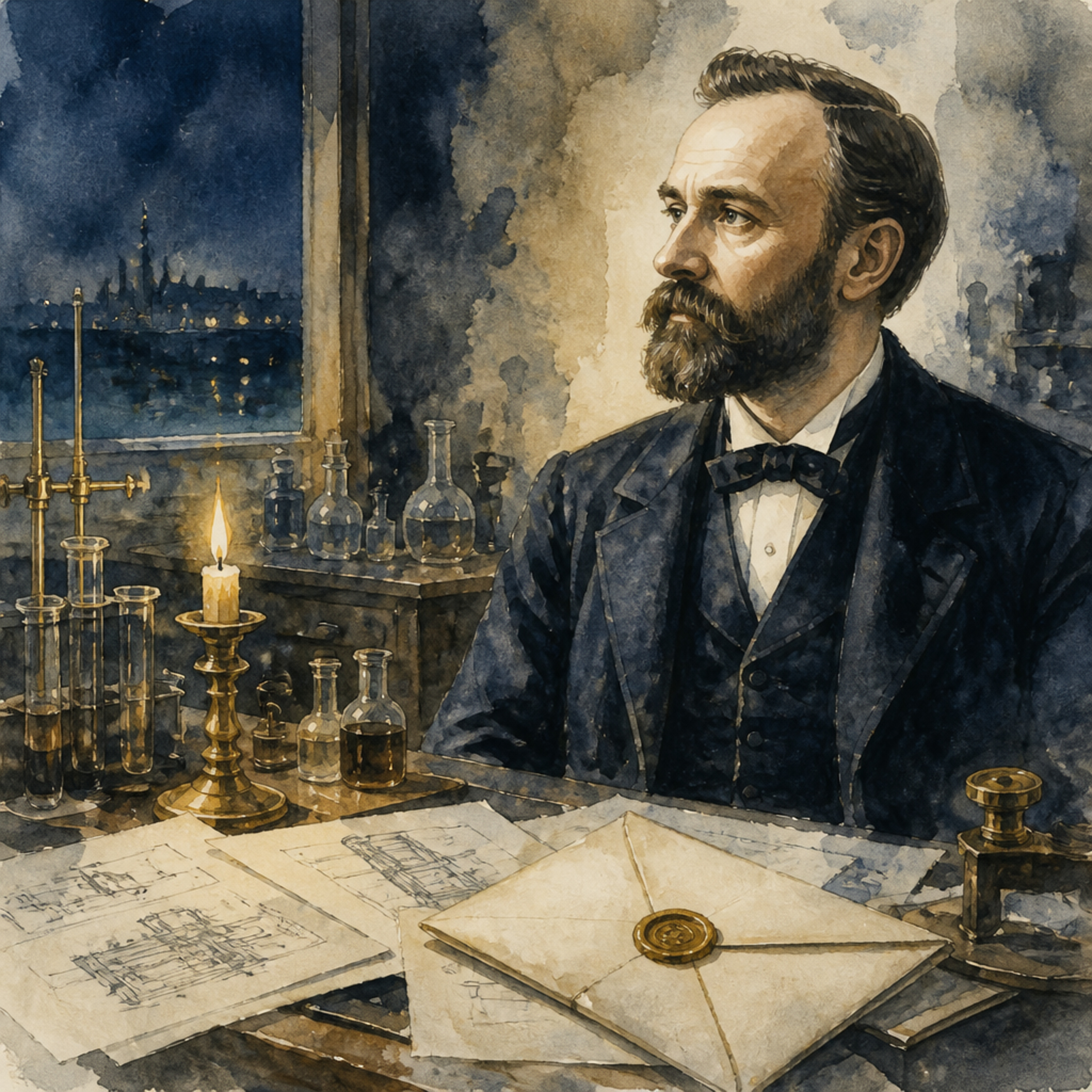 Alfred Nobel - Dynamitgeruch im Labor