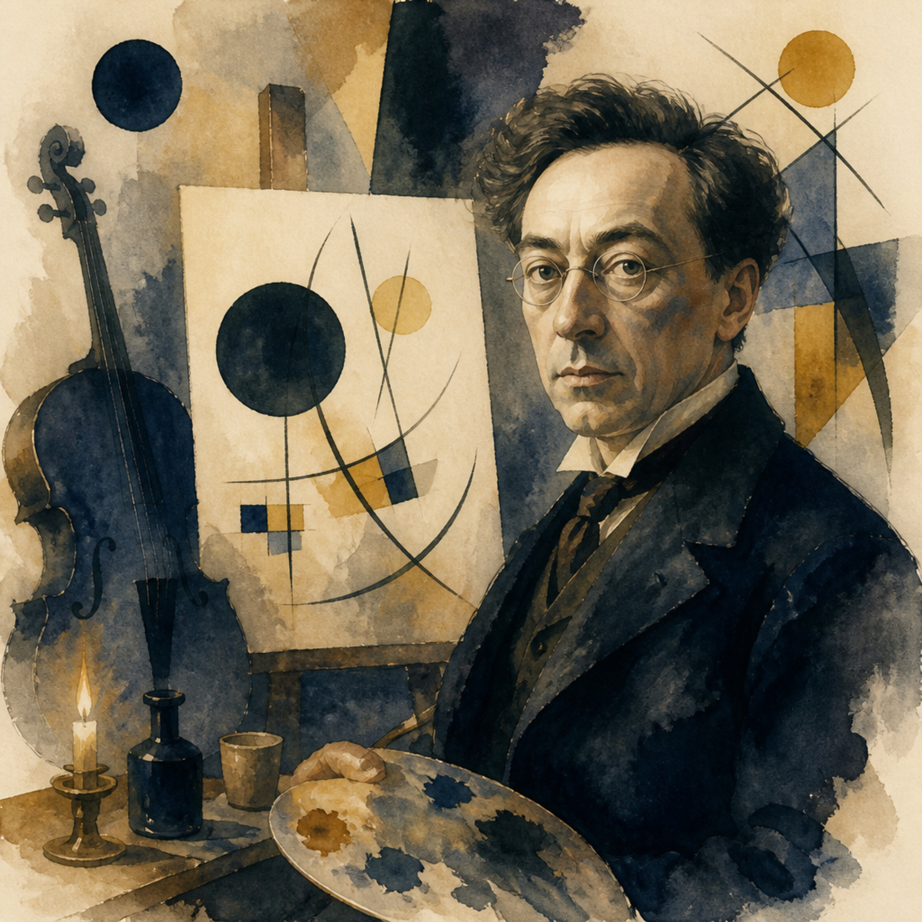 Wassily Kandinsky – Blauer Reiter, Bauhaus und die Geburt der Abstraktion | Biografie zum Einschlafen