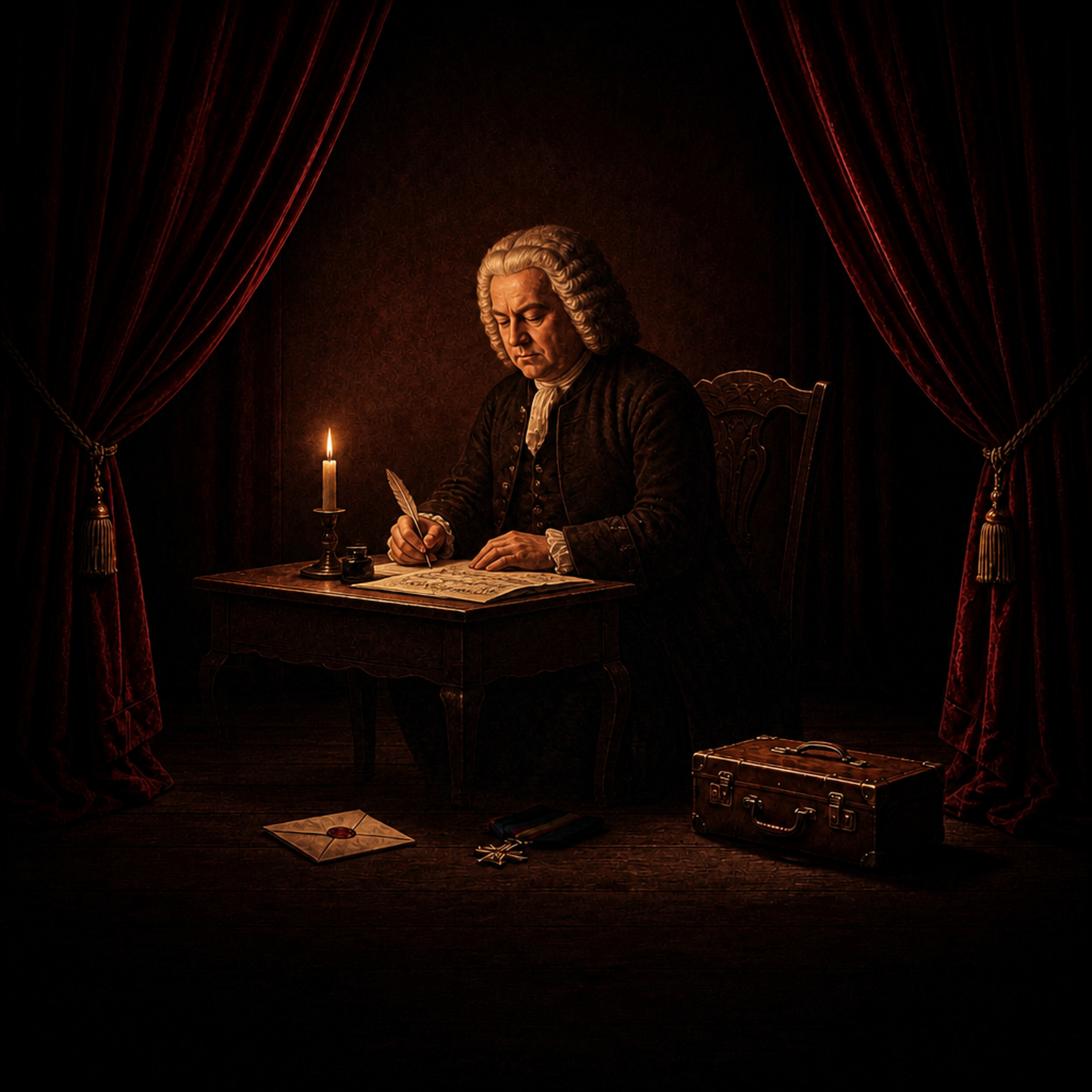 Johann Sebastian Bach Kerzenlicht auf der Fuge