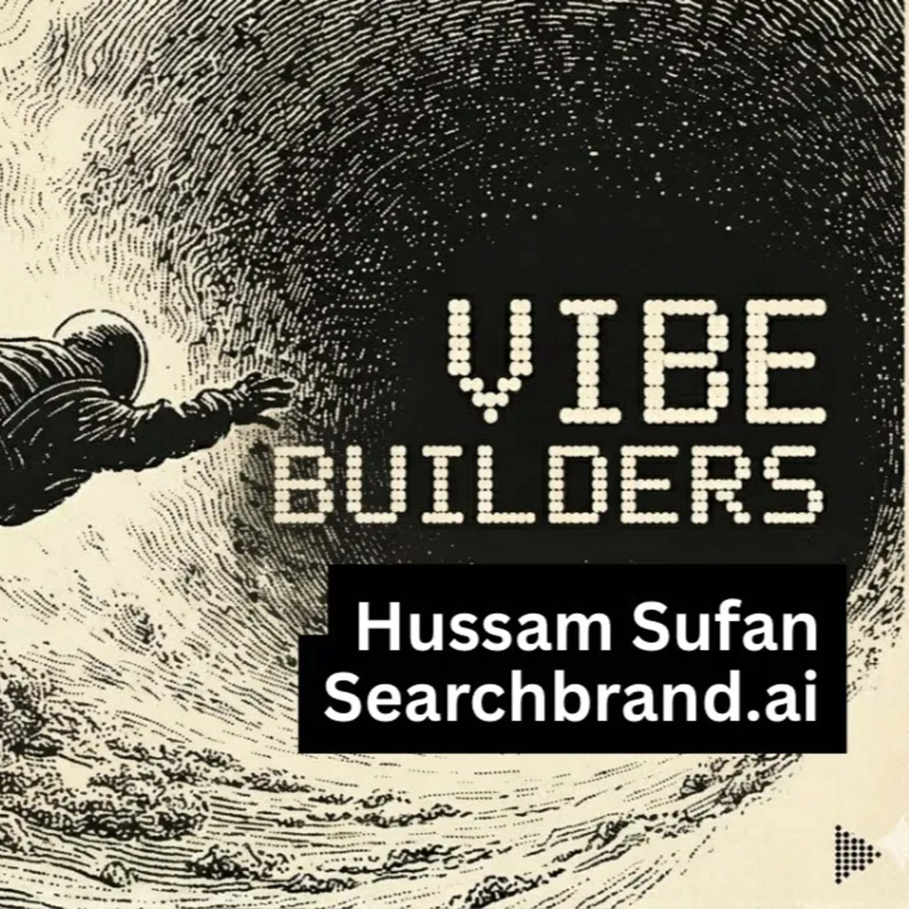 Cómo se ve un equipo de vibe coding cuando ya tienen cientos de usuarios - Huss Sufan Searchbrand.ai episode artwork