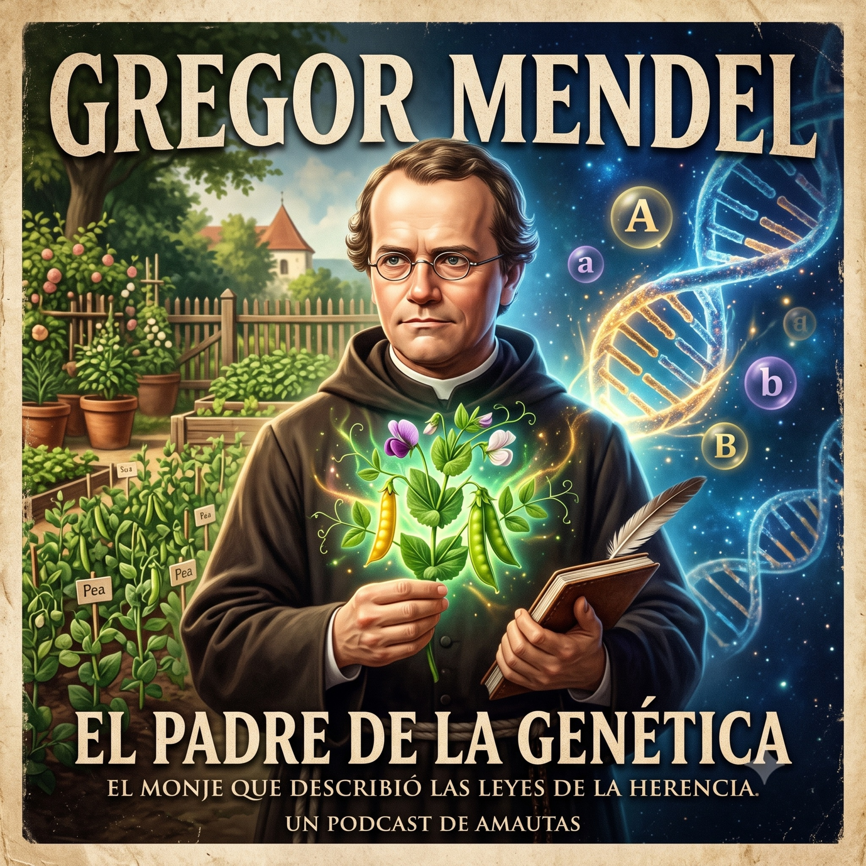 Gregor Mendel: El monje que descubrió el código oculto de la vida.