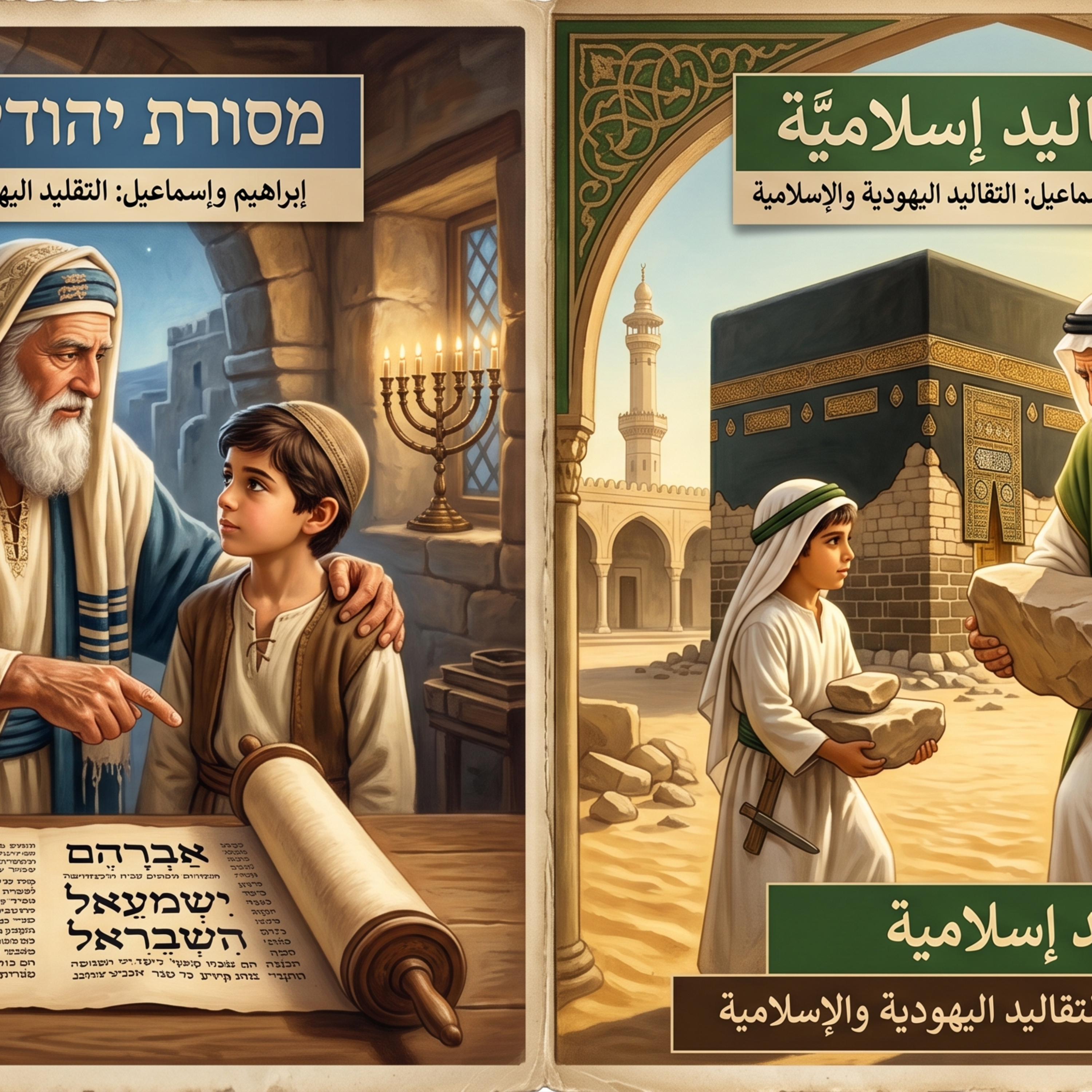 Abraham and Ishmael: Jewish✡️ and Islamic🕋 Traditions episode artwork
