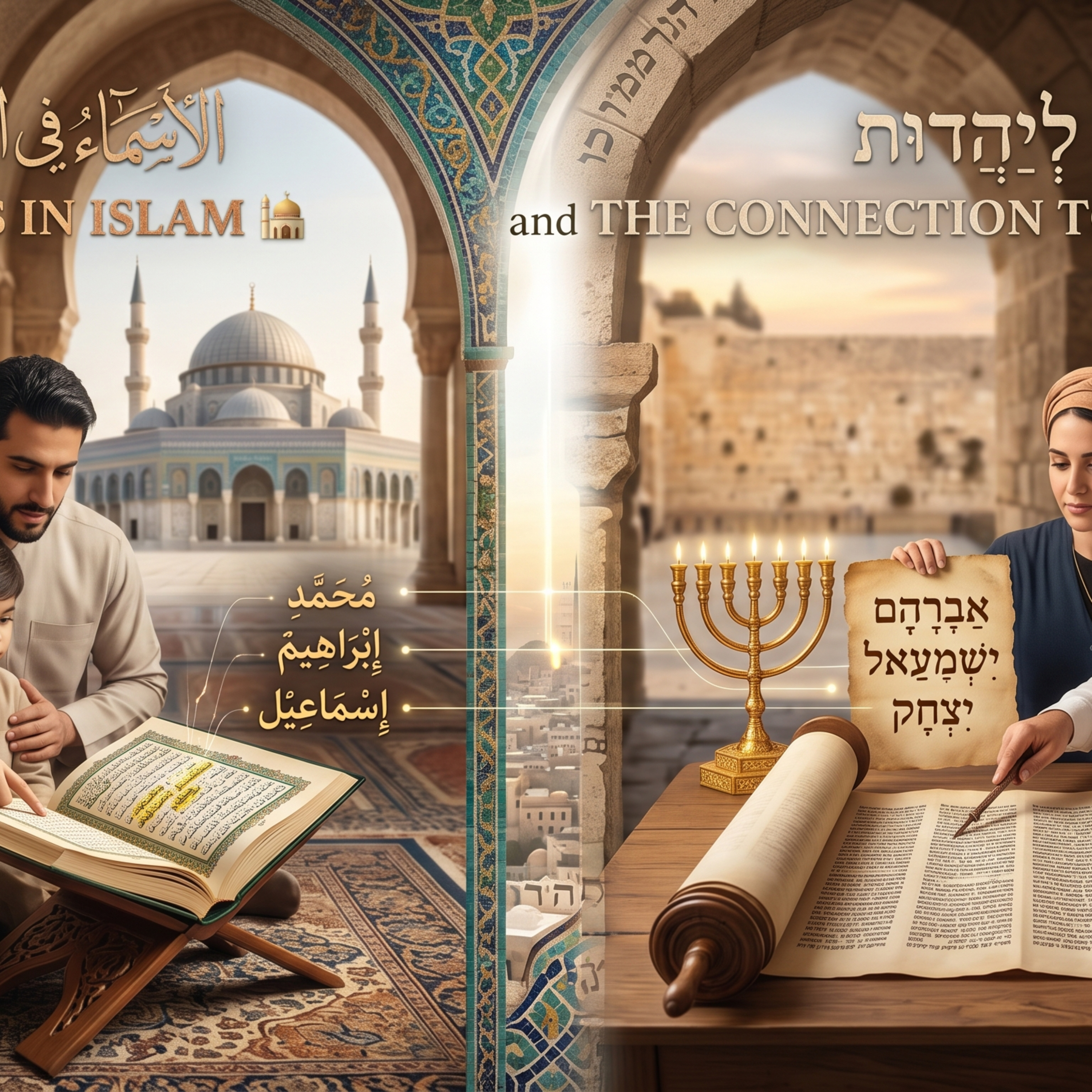 🧑‍🧑‍🧒Names in Islam🕌 and the Connection to Judaism🕎-Part 1 episode artwork