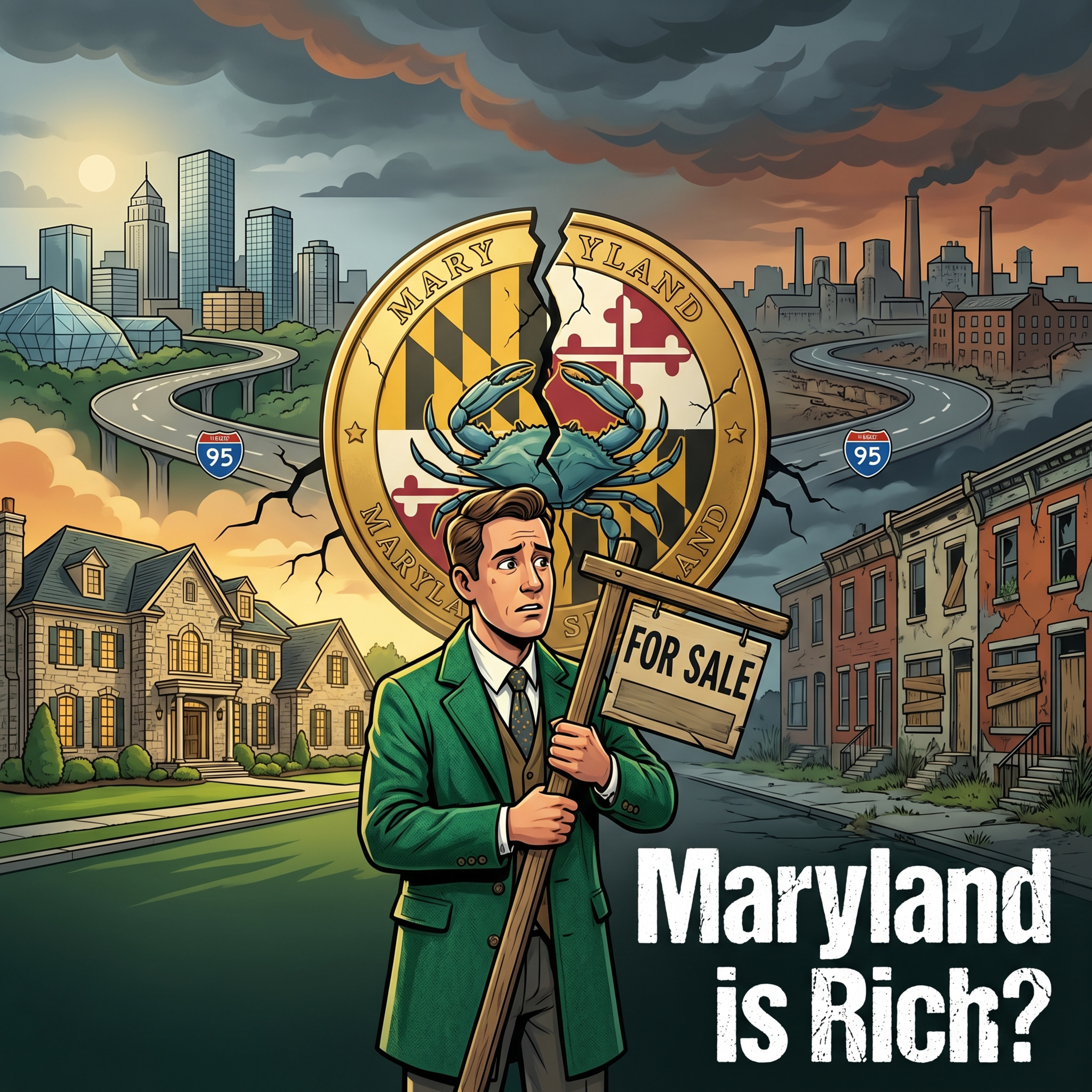 The Economy of Maryland Explained: America's Federal Suburb