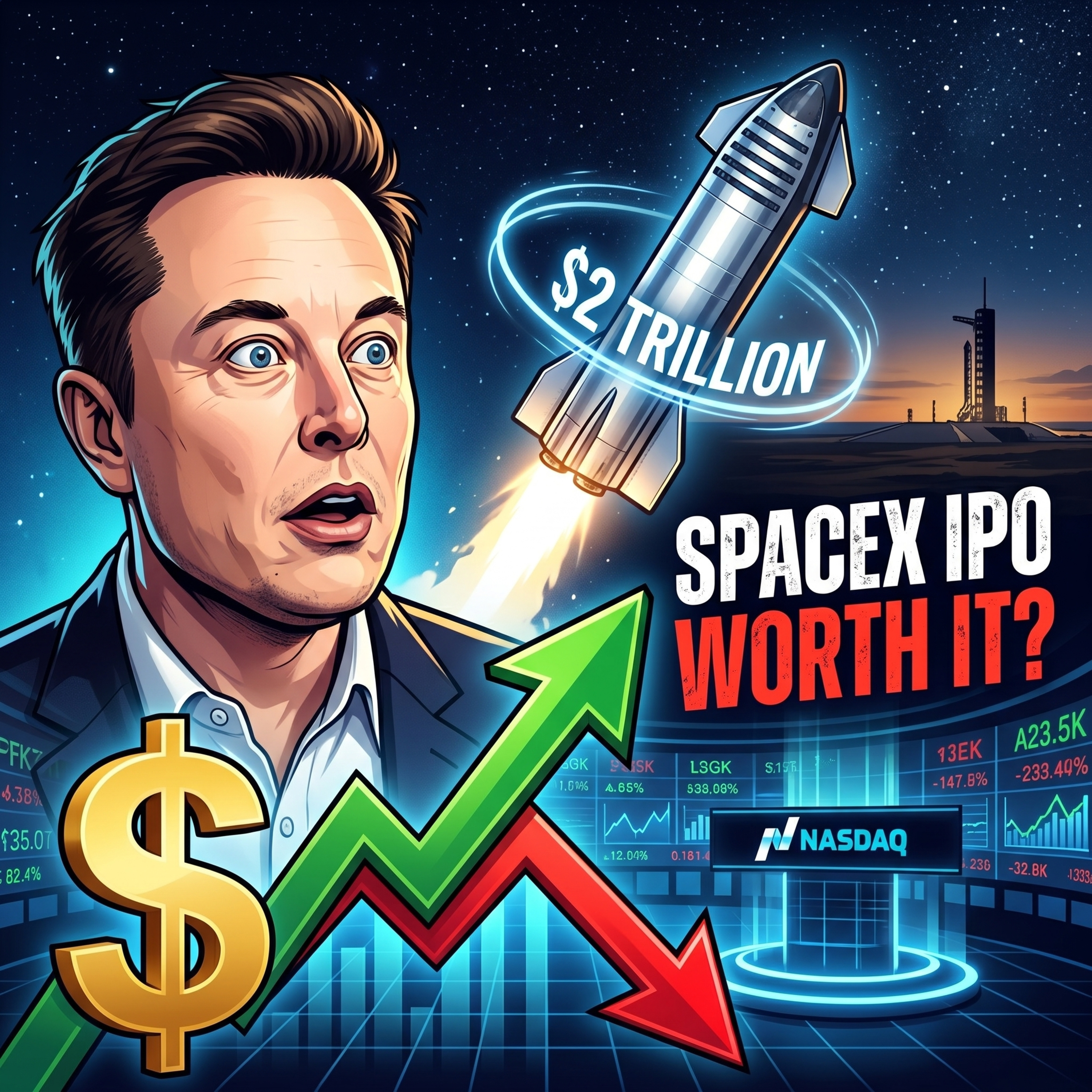 How SpaceX Became Worth $1.77 Trillion While Losing $4 Billion a Year (Road to SpaceX's IPO) episode artwork
