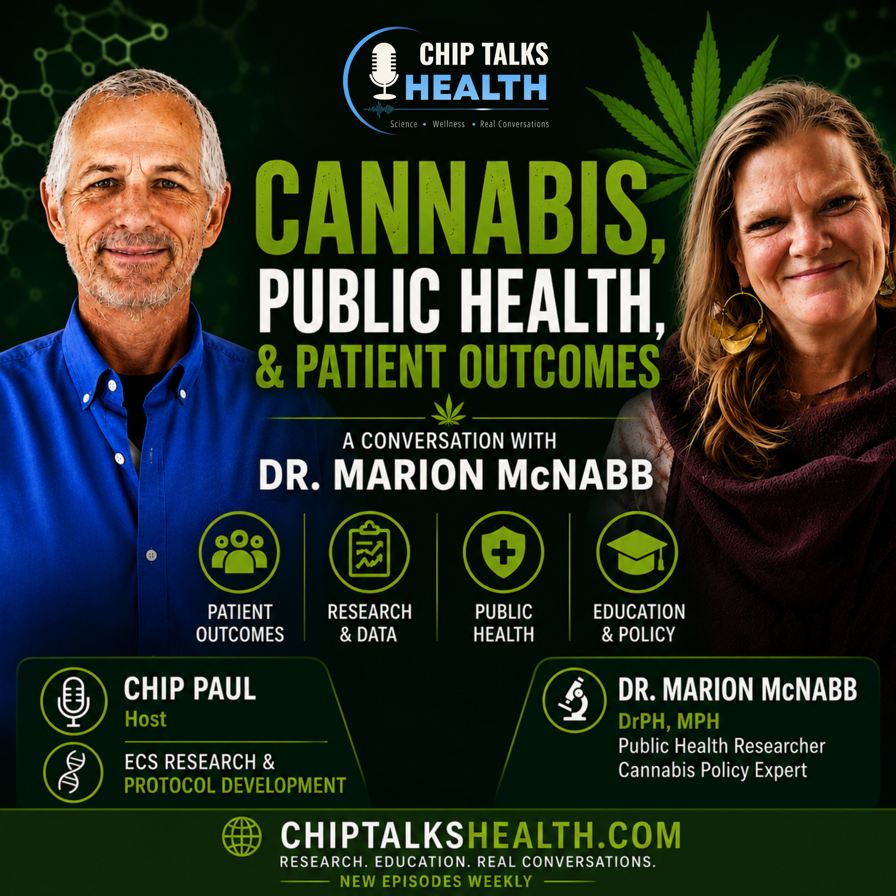 🎙️ Chip Talks Health | Dr. Marion McNabb on Cannabis Research, Public Health & Oklahoma's Medical Marijuana Program episode artwork