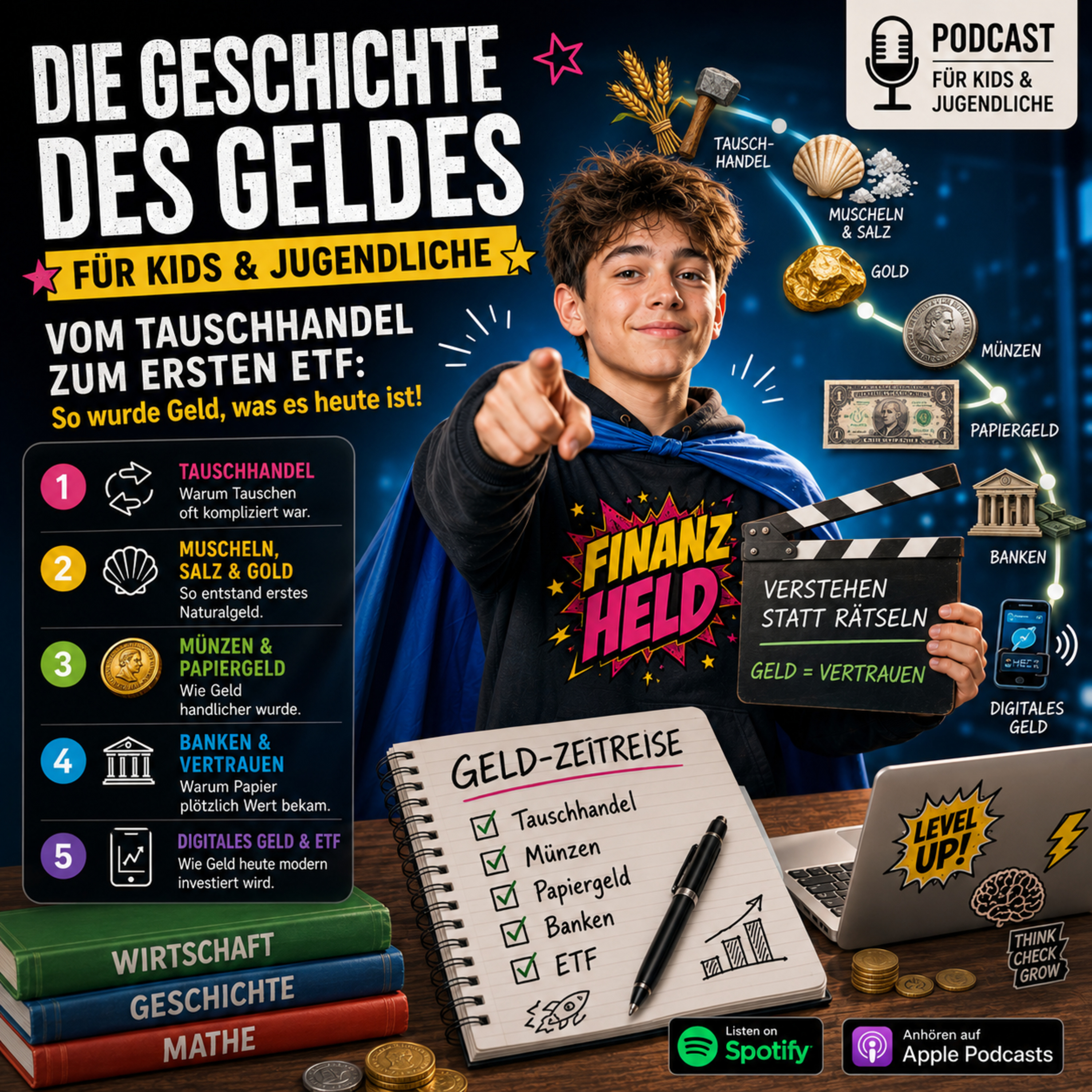 Geld-Zeitreise: Warum wir heute nicht mehr mit Kühen bezahlen episode artwork