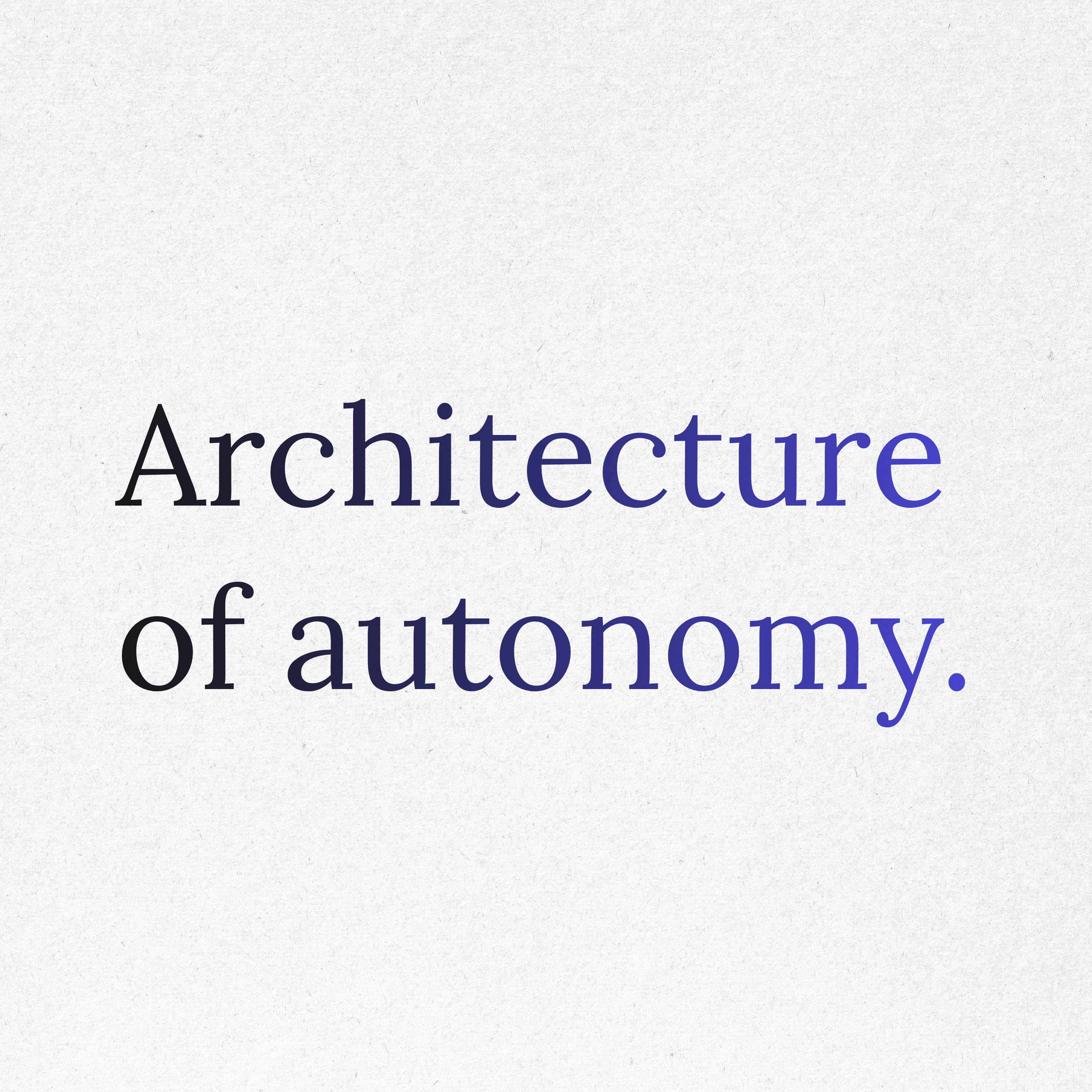 Point 19: The Architecture of Autonomy. A Fail-Safe Against Fatal Errors episode artwork