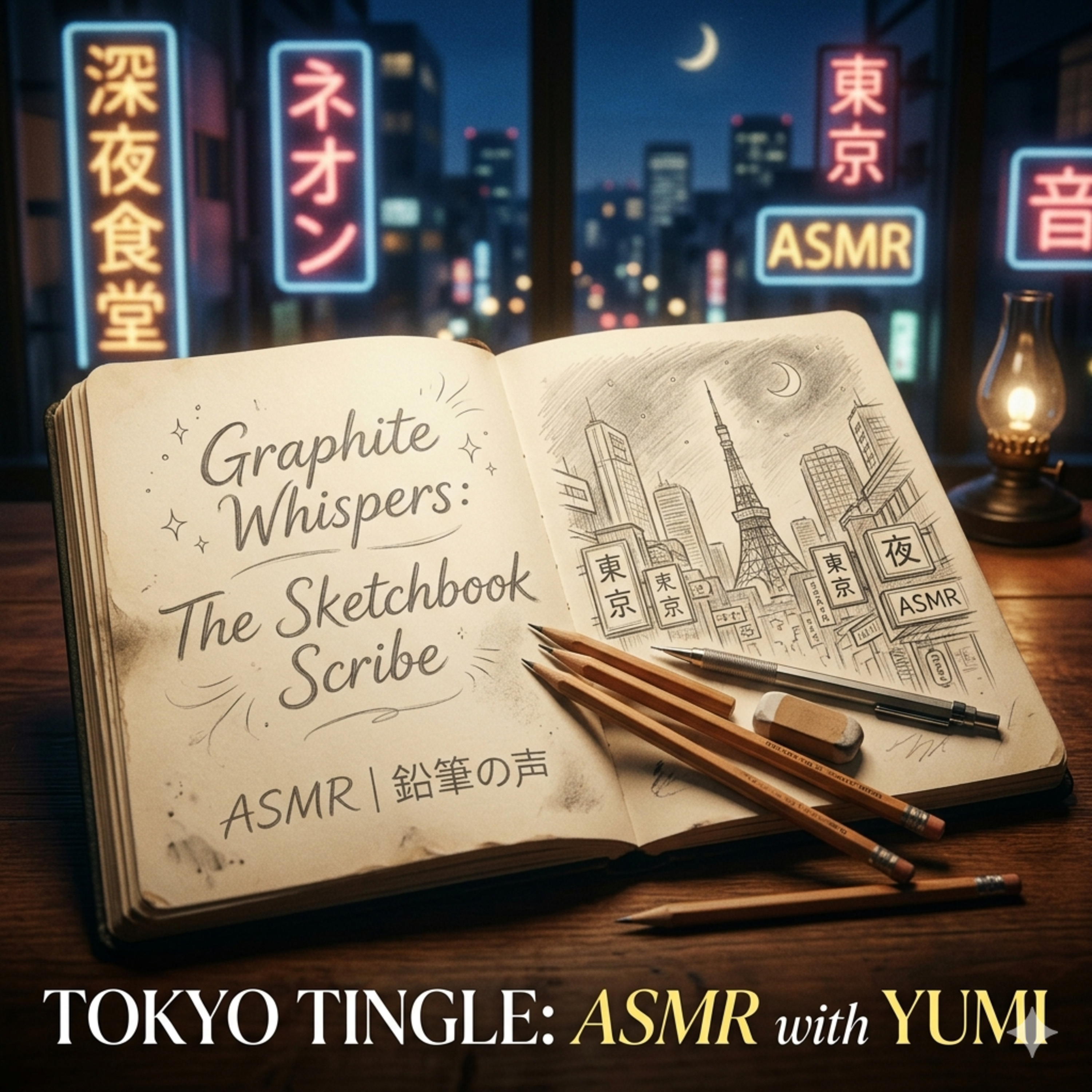 Graphite Whispers: The Sketchbook Scribe episode artwork