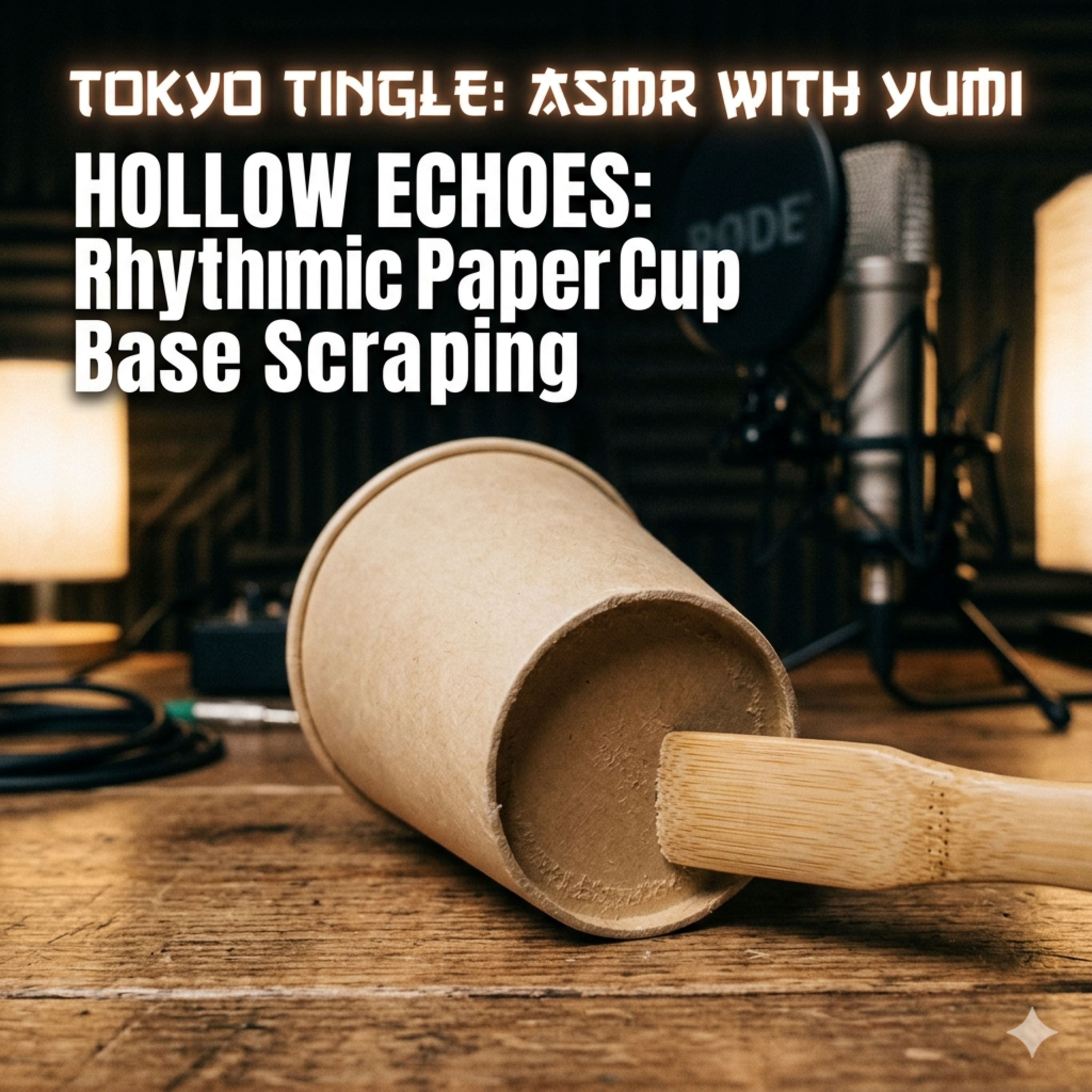 Hollow Echoes: Rhythmic Paper Cup Base Scraping episode artwork