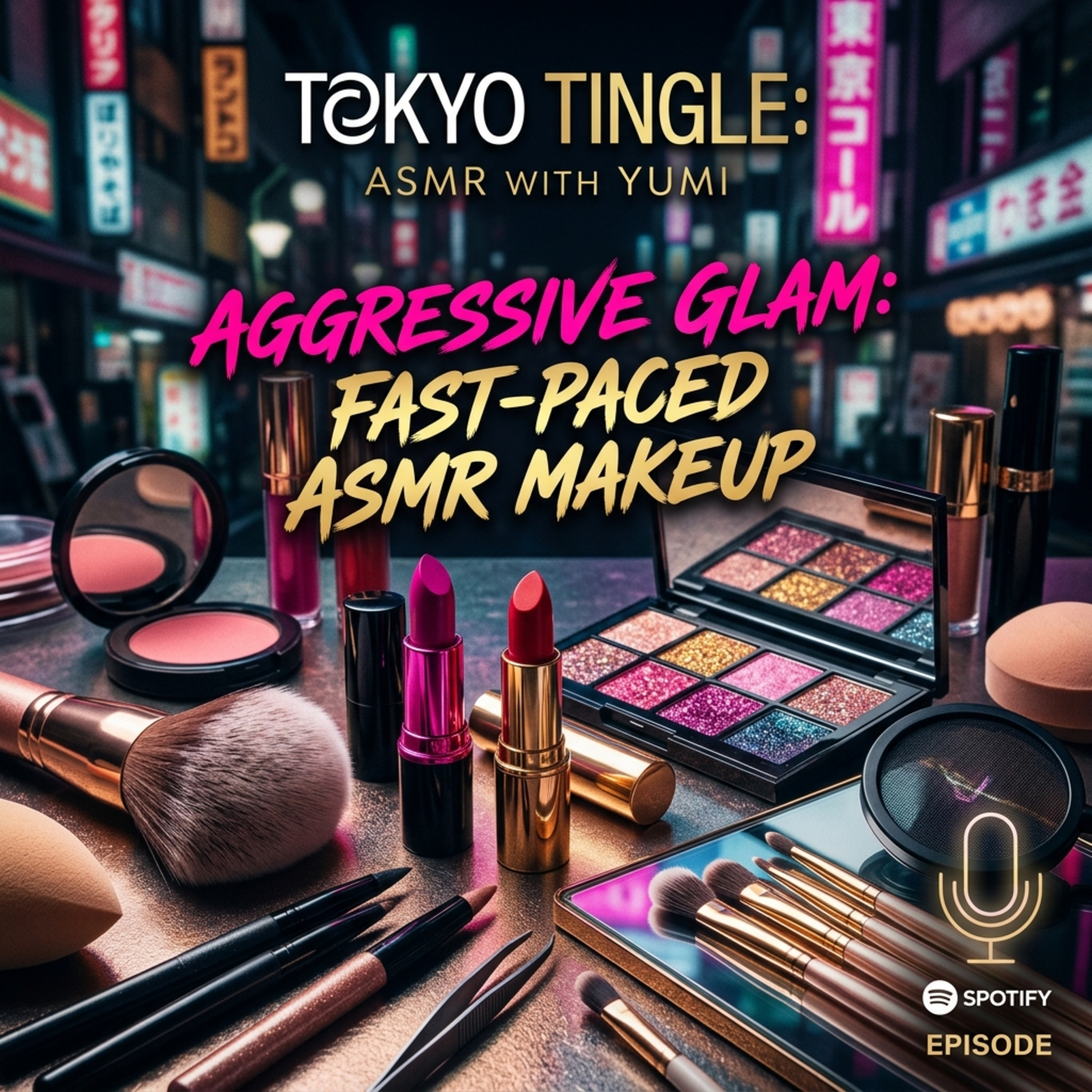 Aggressive Glam: Fast-Paced ASMR Makeup