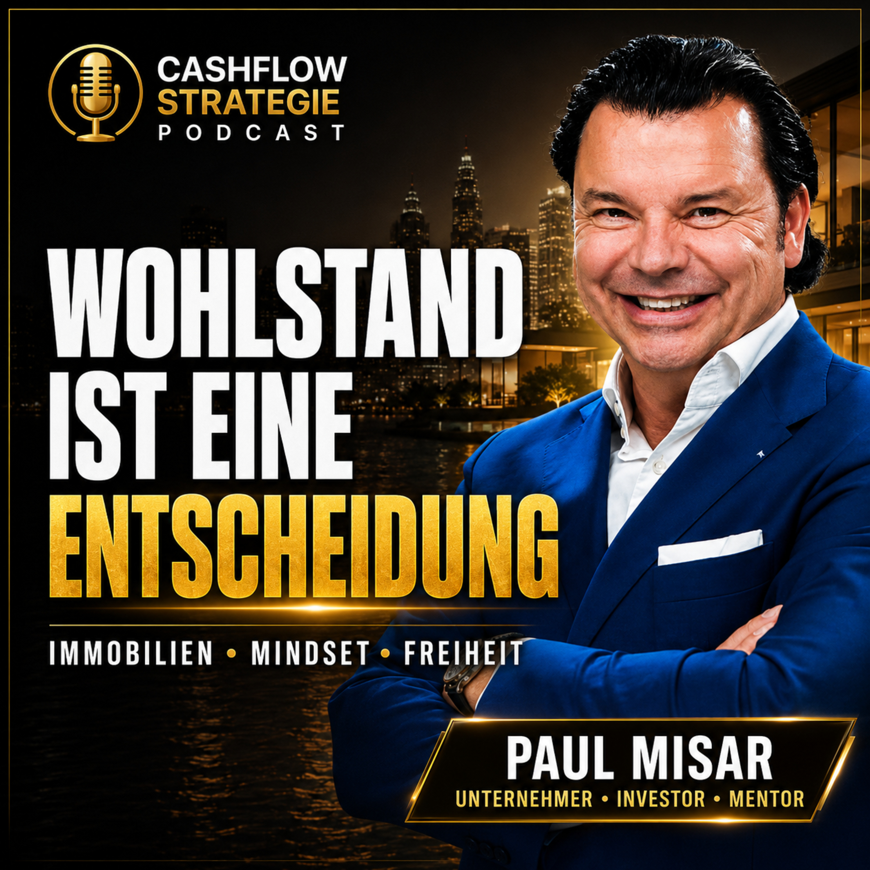 Nachhaltig Vermögen aufbauen mit Paul Misar und dem richtigen Mindset – CashflowStrategie Folge 6 episode artwork