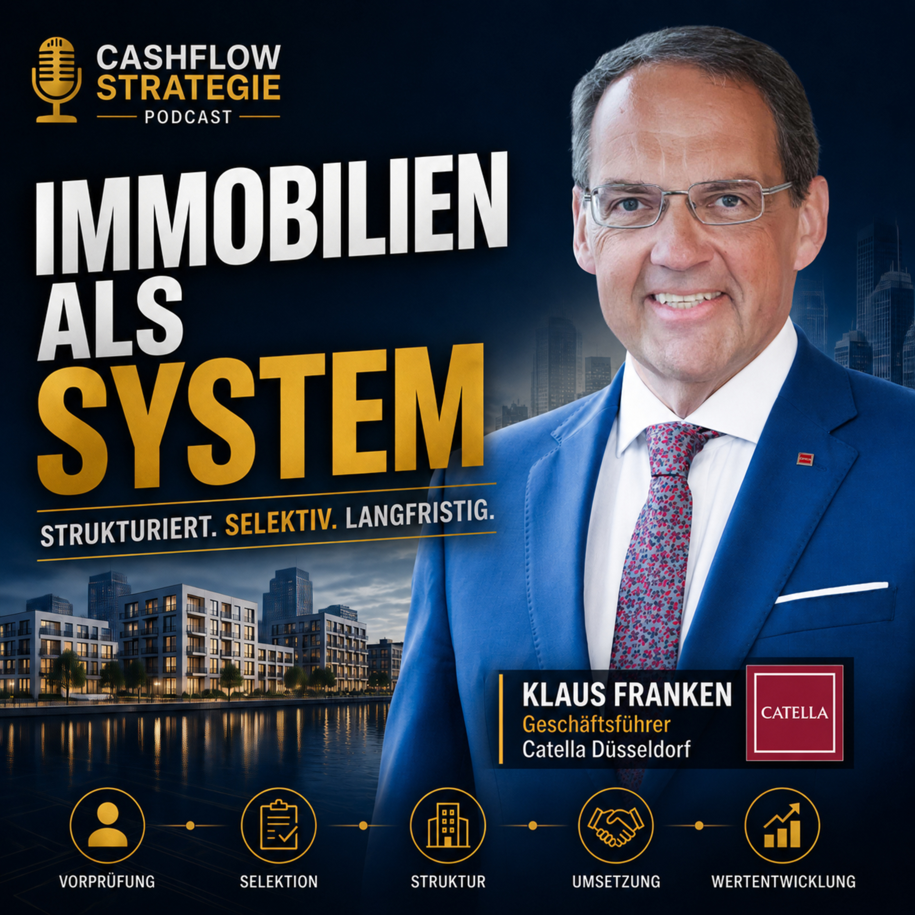 Immobilien als System – CashflowStrategie Folge 2 mit Klaus Franken, CEO der Catella Project Management GmbH in Düsseldorf episode artwork