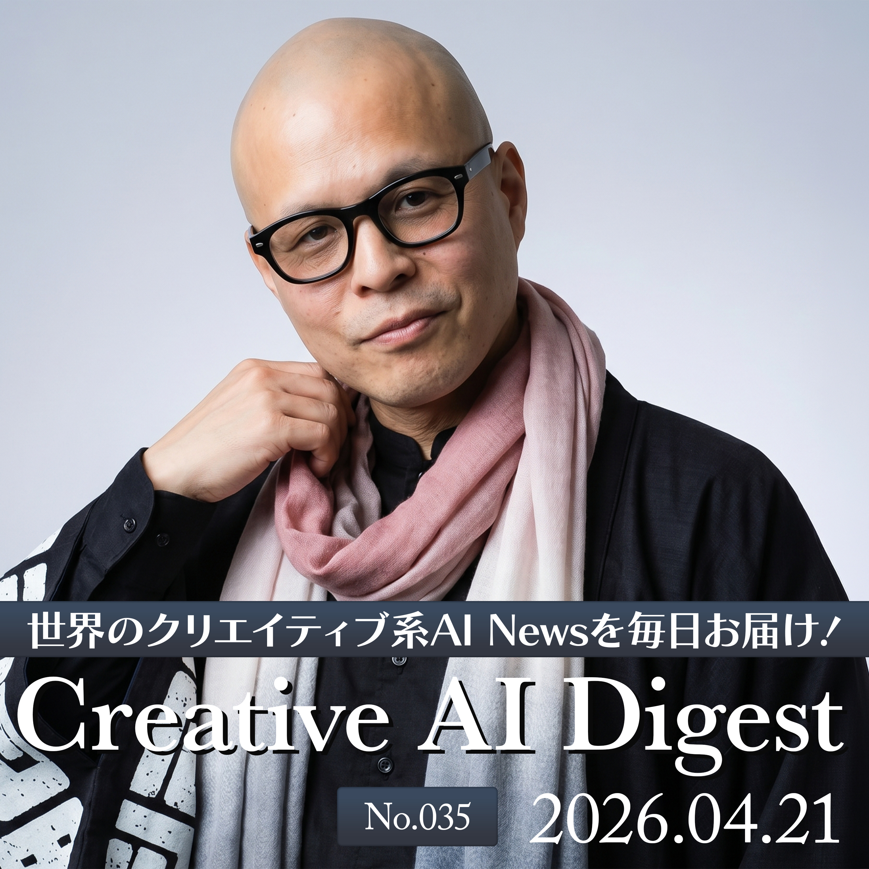 【Creative AI Digest No.035 2026.04.21】Gemini×Google Photos連携、Fortnite AI音声NPC、Adobe Firefly強化 episode artwork