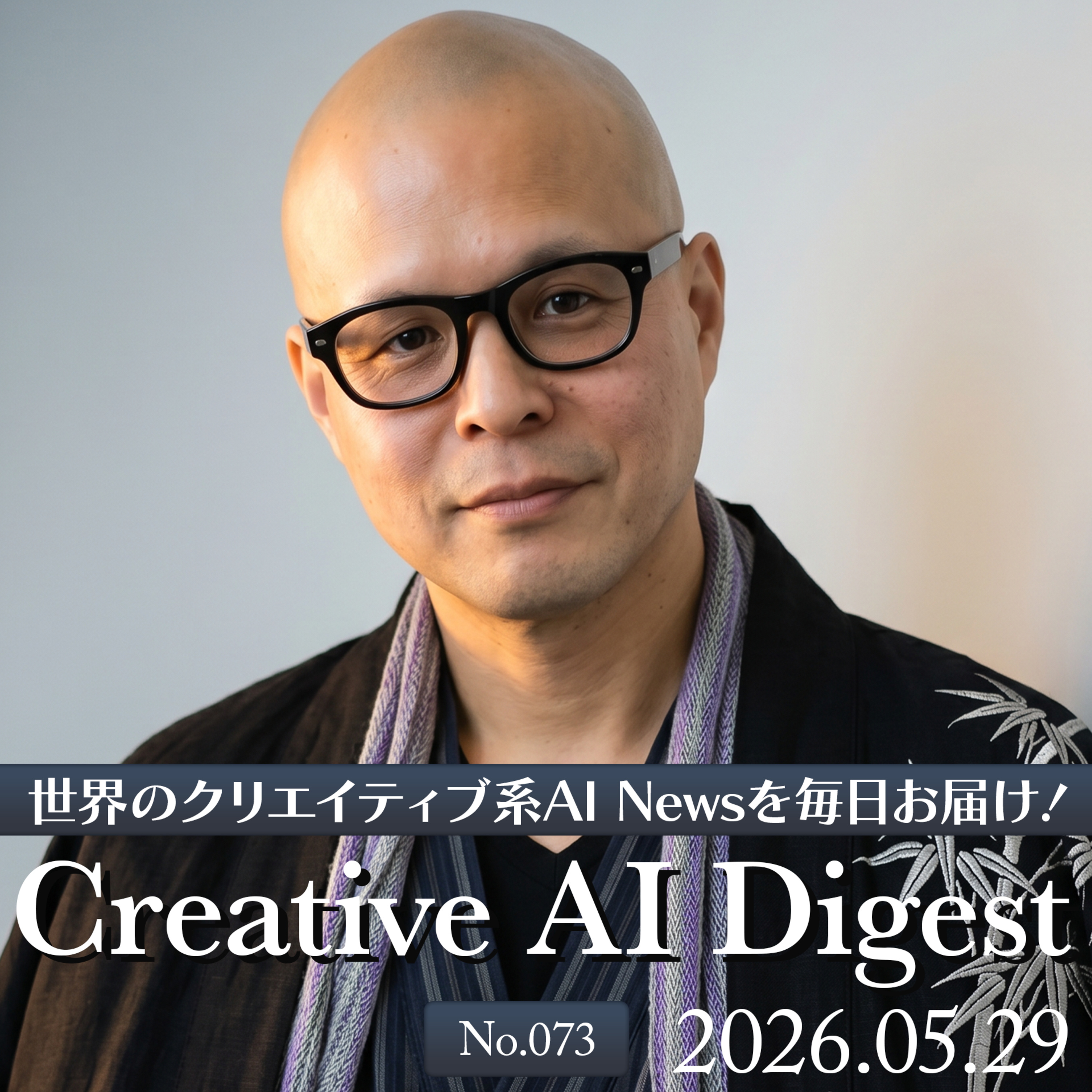 Anthropic Opus 4.8登場・Google Project Genieがストリートビュー連携・Ray-Ban Meta GEN2日本上陸【Creative AI Digest No.073 2026.05.29】 episode artwork